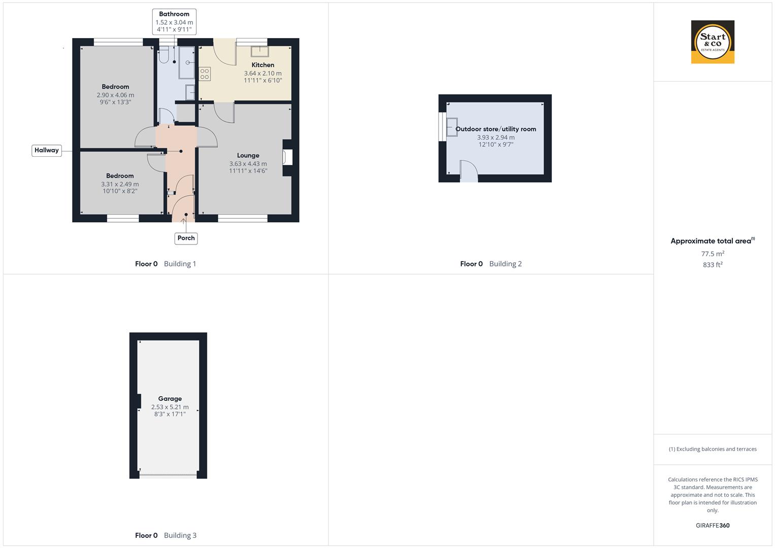 206, Polwhele Road, Newquay floorplan