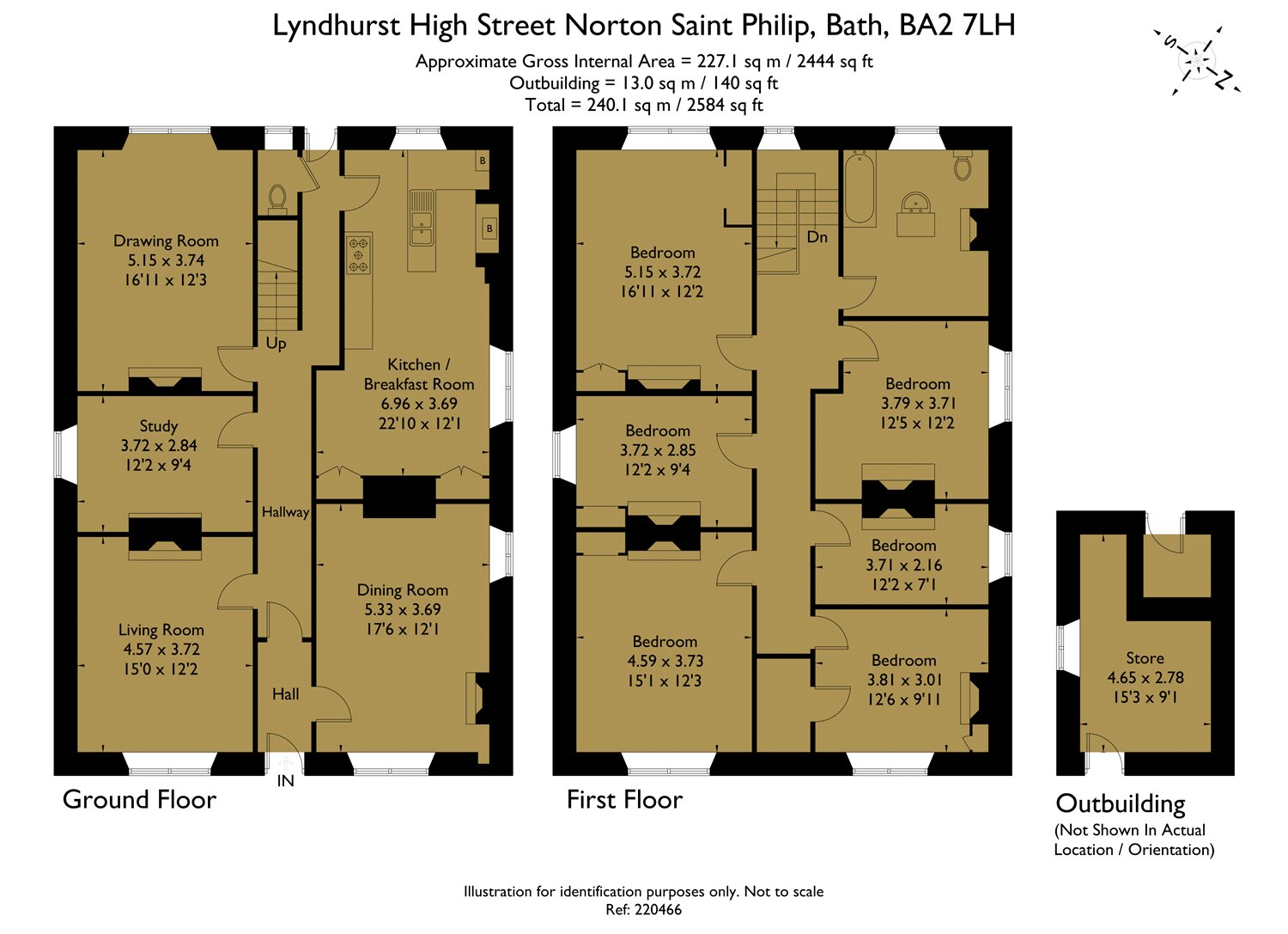 6 Bedrooms End terrace house for sale in High Street, Norton St. Philip, Bath, Somerset BA2