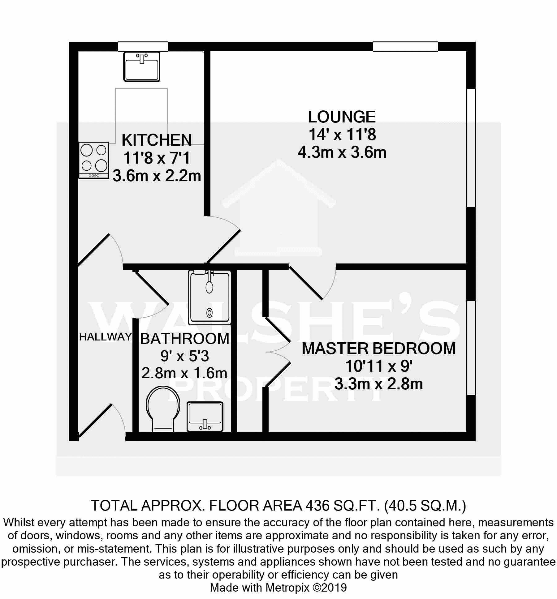 148, Warwick Road, Scunthorpe floorplan