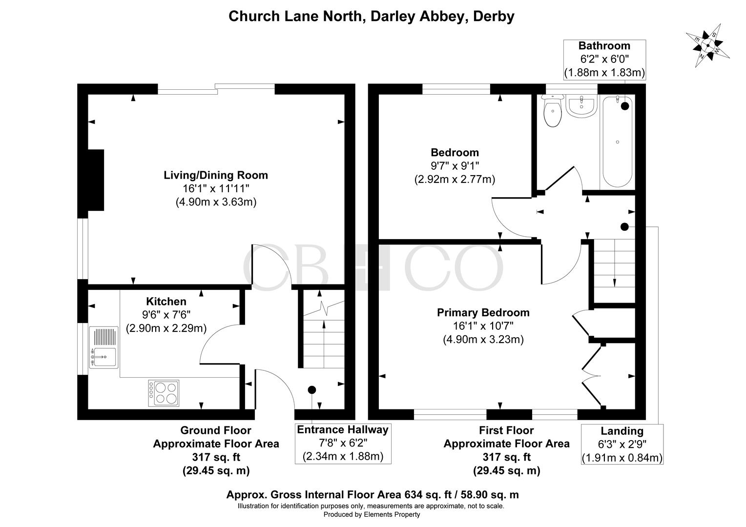 7, Church Lane North, Derby floorplan