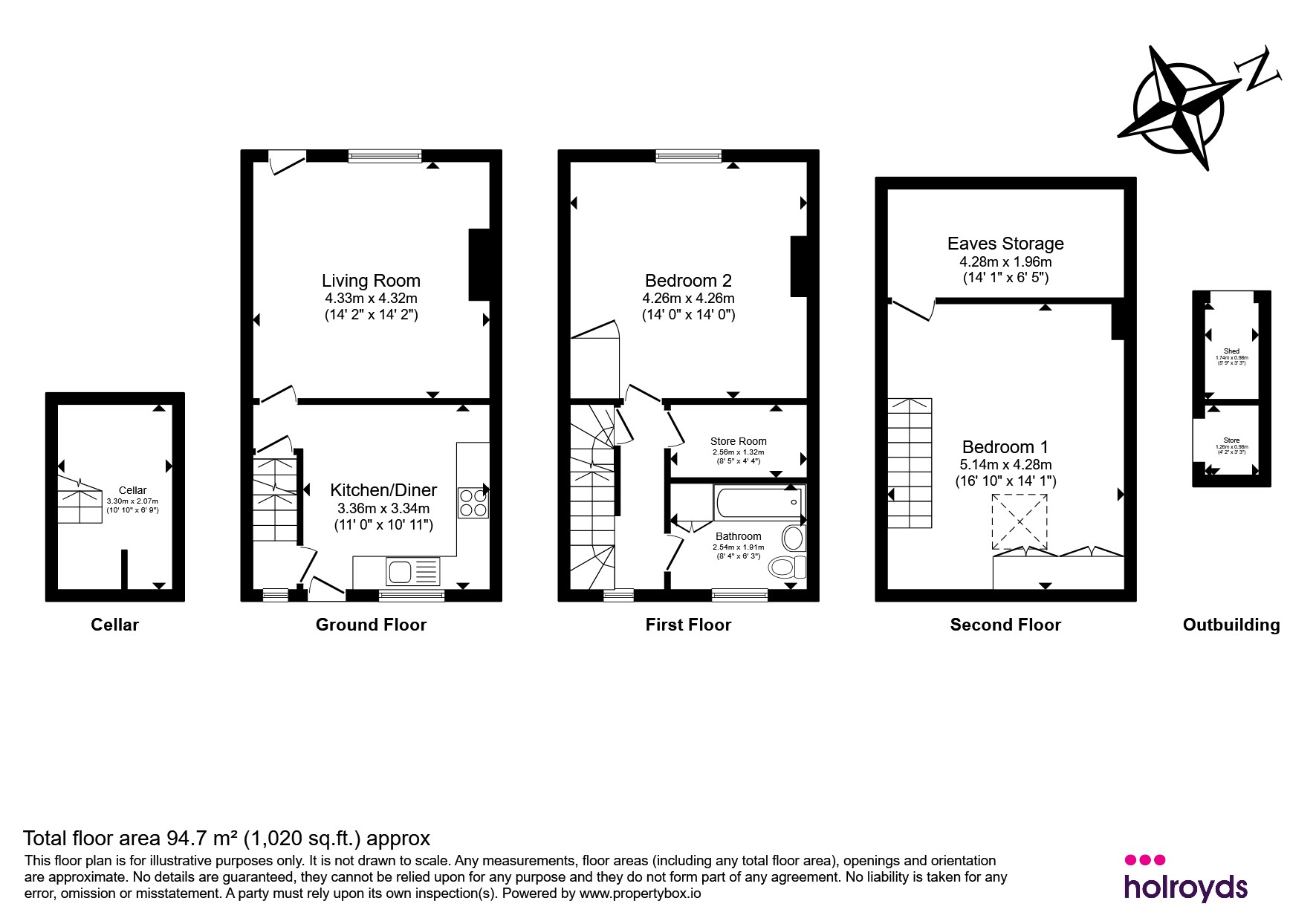 Unity Street, Keighley floorplan