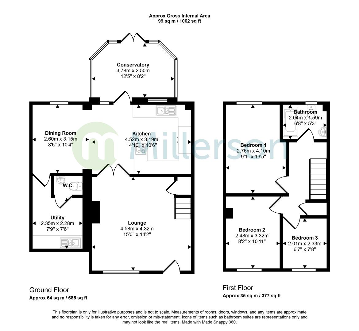 41, St. Sulien, Bodmin floorplan