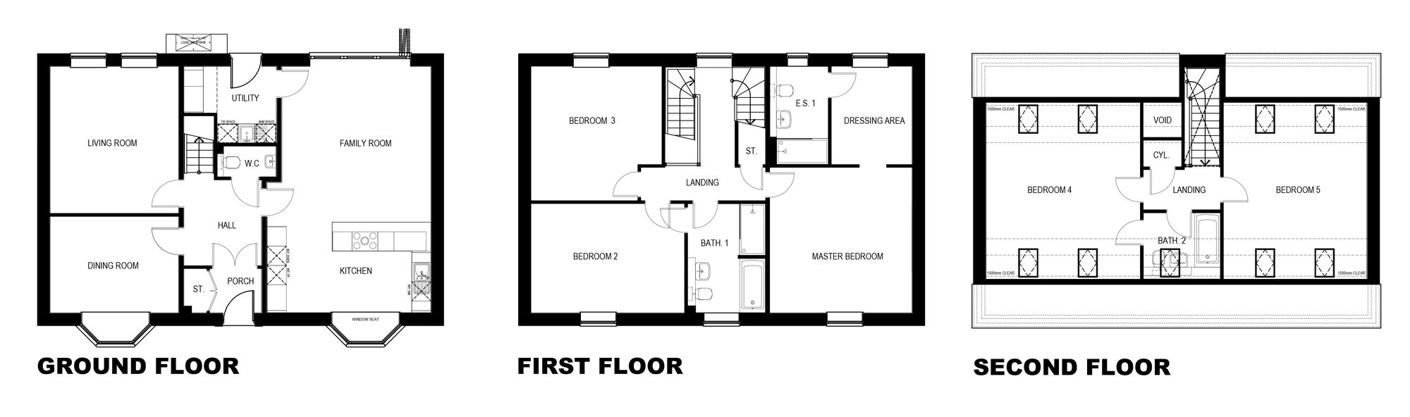 The Rosewood, Percy Gardens, Hexham floorplan