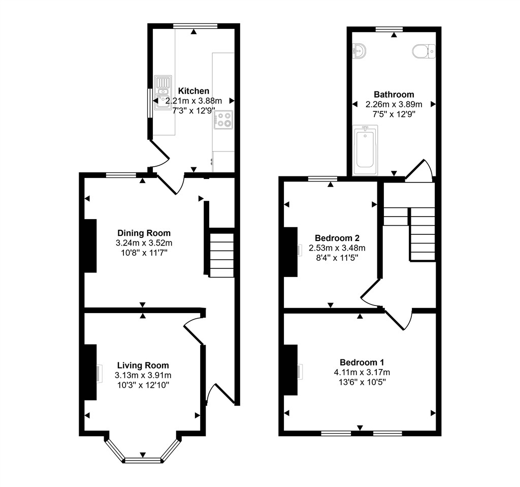 St. Georges Road, RAMSGATE floorplan