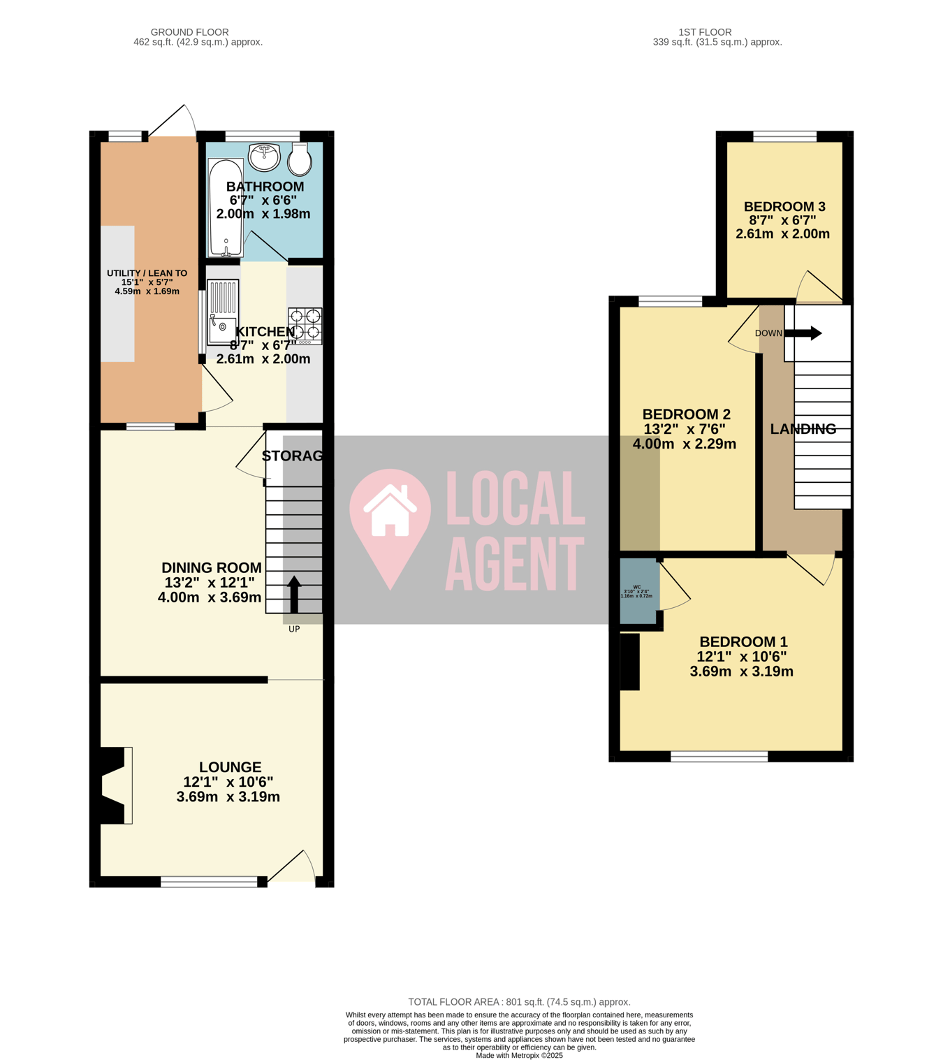 134, Main Road, Dartford floorplan