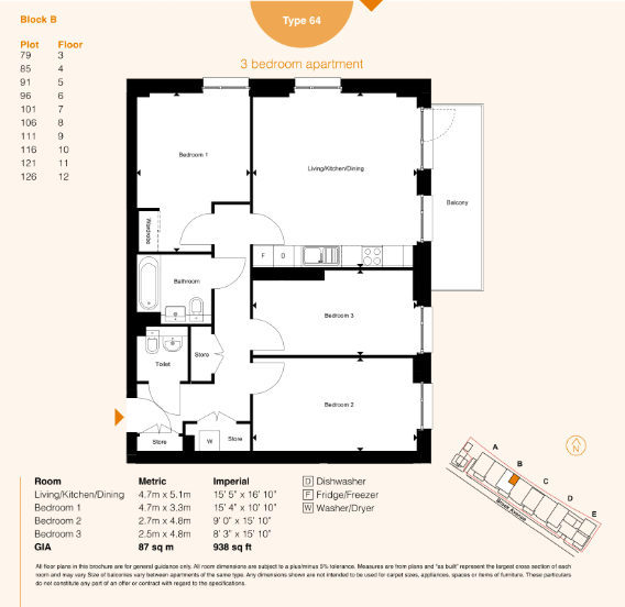 Wembley, Wembley floorplan