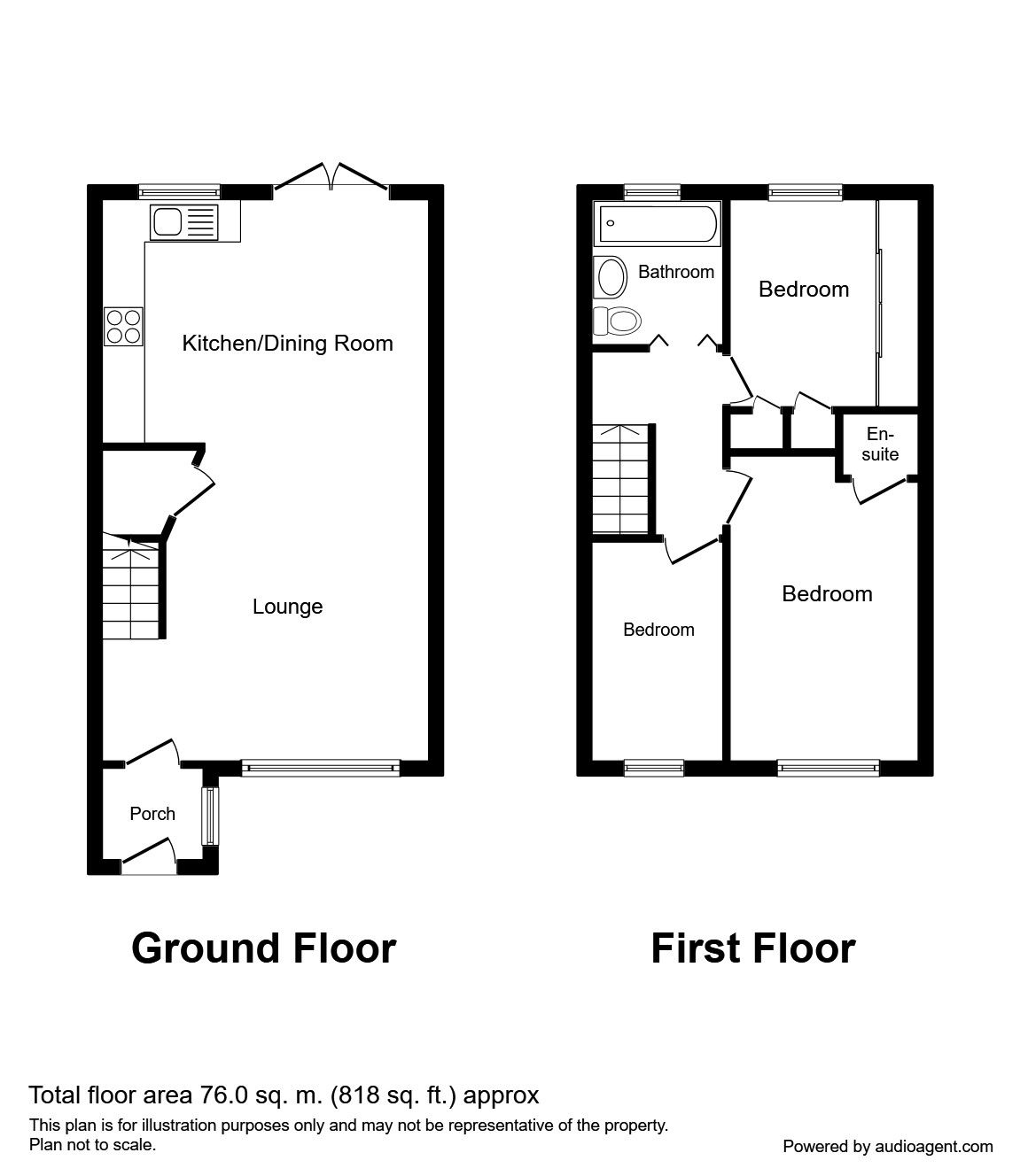 3 Bedrooms Terraced house for sale in Opal Green, Lordswood, Chatham ME5