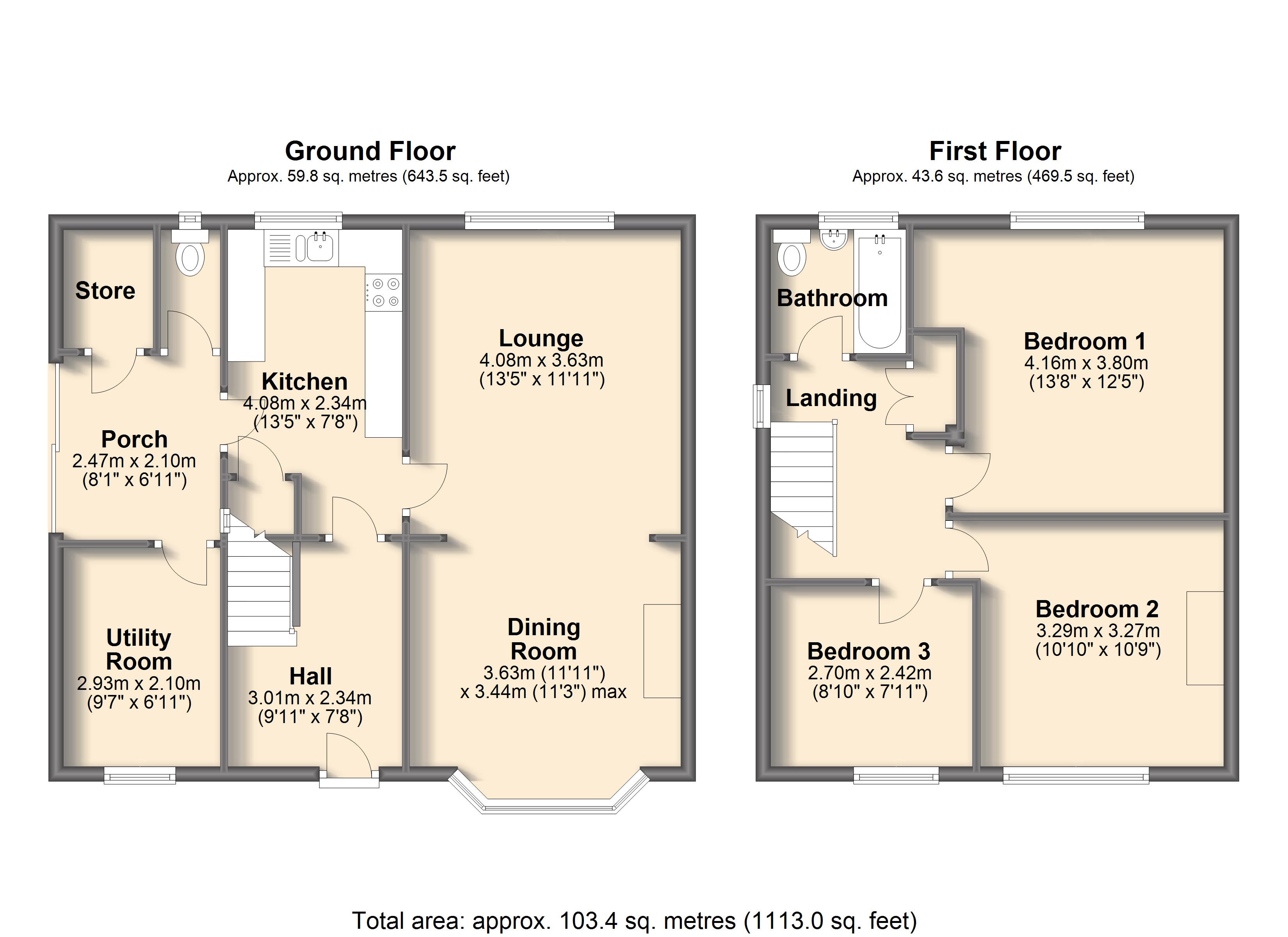 3 Bedrooms Semi-detached house for sale in Attlee Road, Inkersall, Chesterfield S43