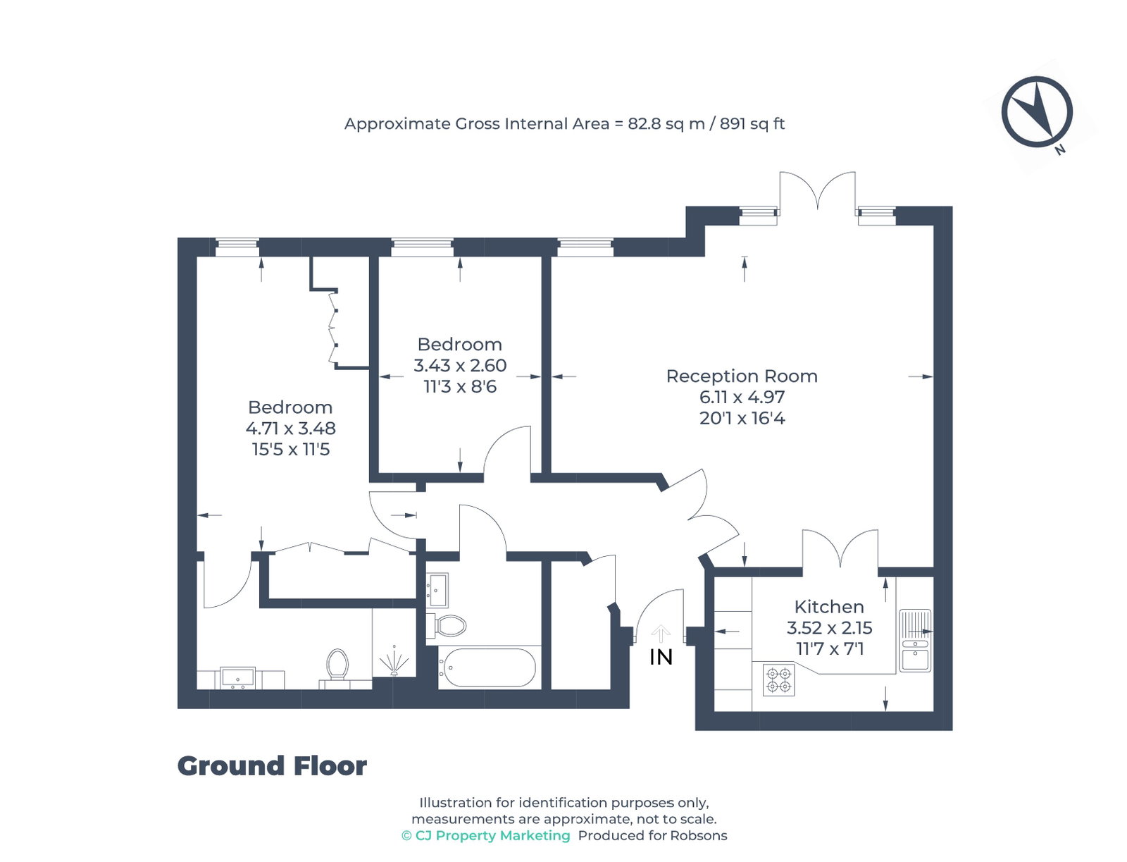 40,Flat 11, Eastcote Road, Pinner floorplan