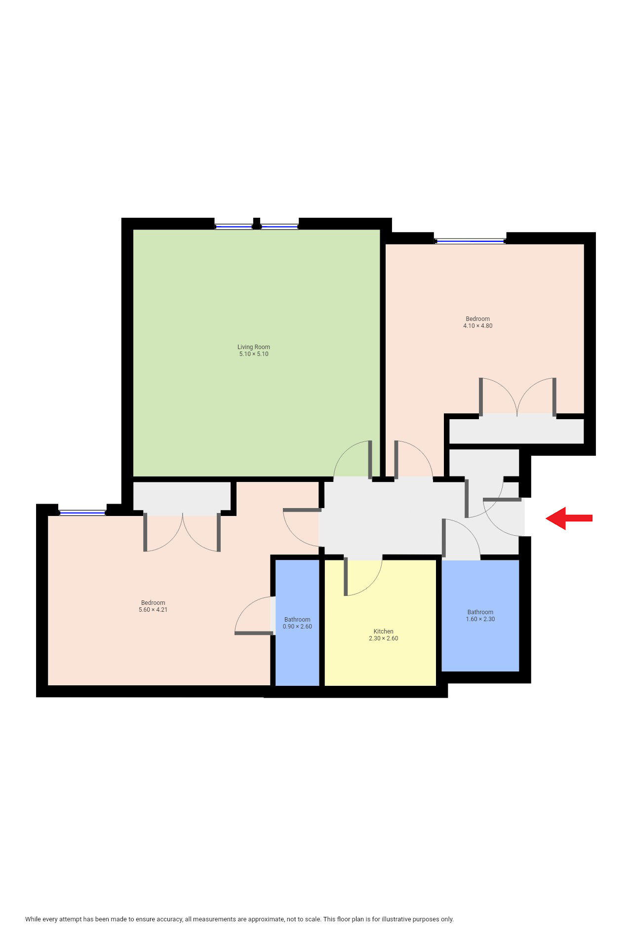 Flat 2/1, 163 Hamilton Road, Mount Vernon, Glasgow G32, 2 bedroom flat