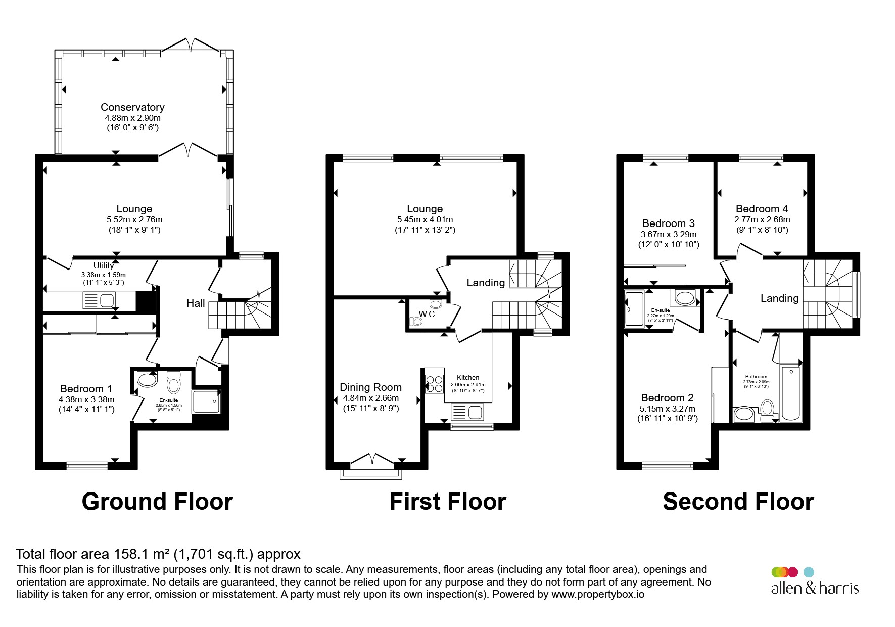 1, Leverndale Court, Glasgow floorplan