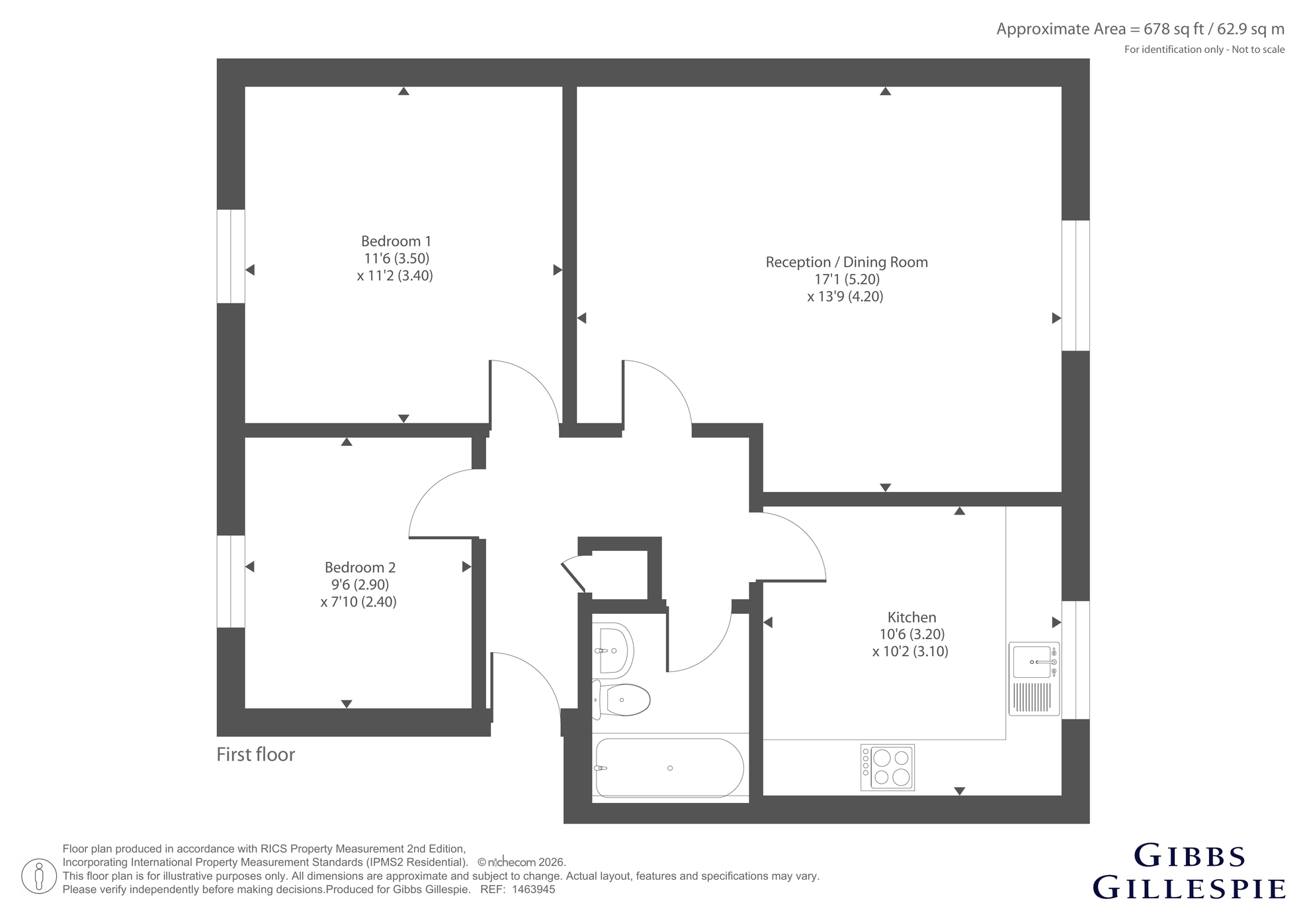 13 Tudor Court,, Church Lane, Rickmansworth floorplan