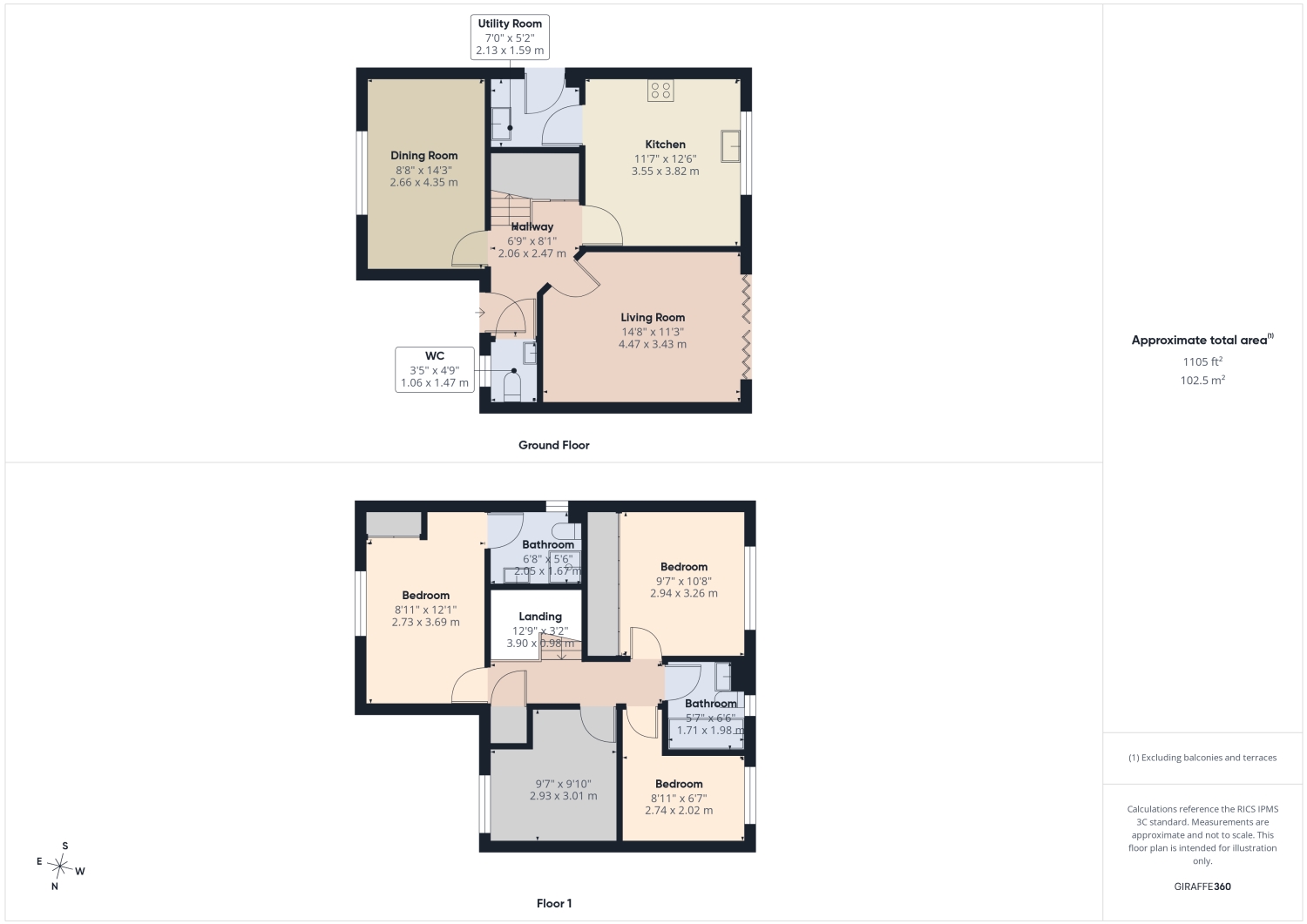 31, Knotgrass Way, Gloucester floorplan