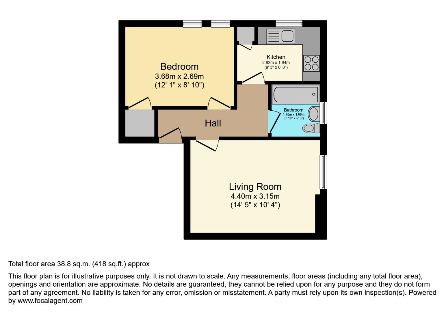 Flat 6, 4, Crumpsall Lane, Manchester floorplan