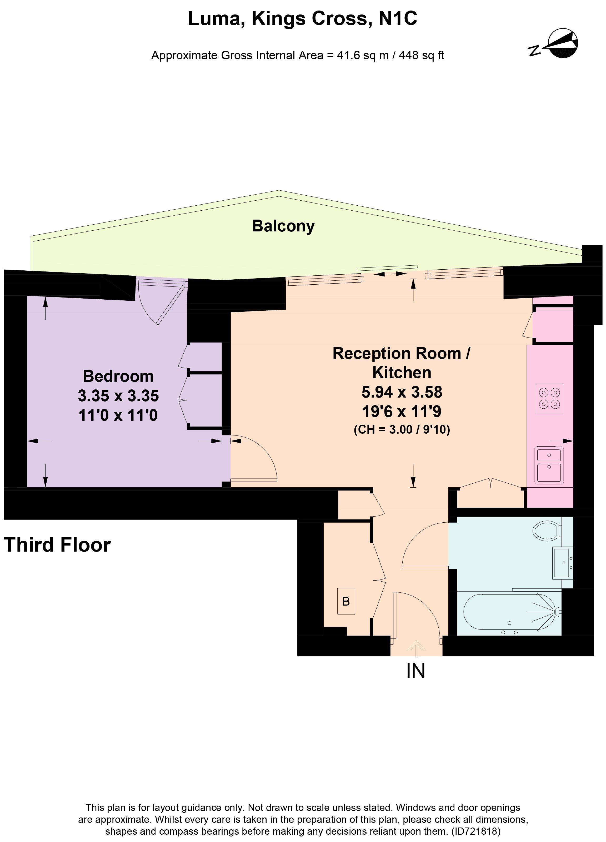 6, Luma House, London floorplan