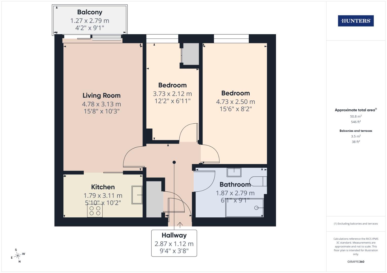 Pacific Close, Southampton floorplan