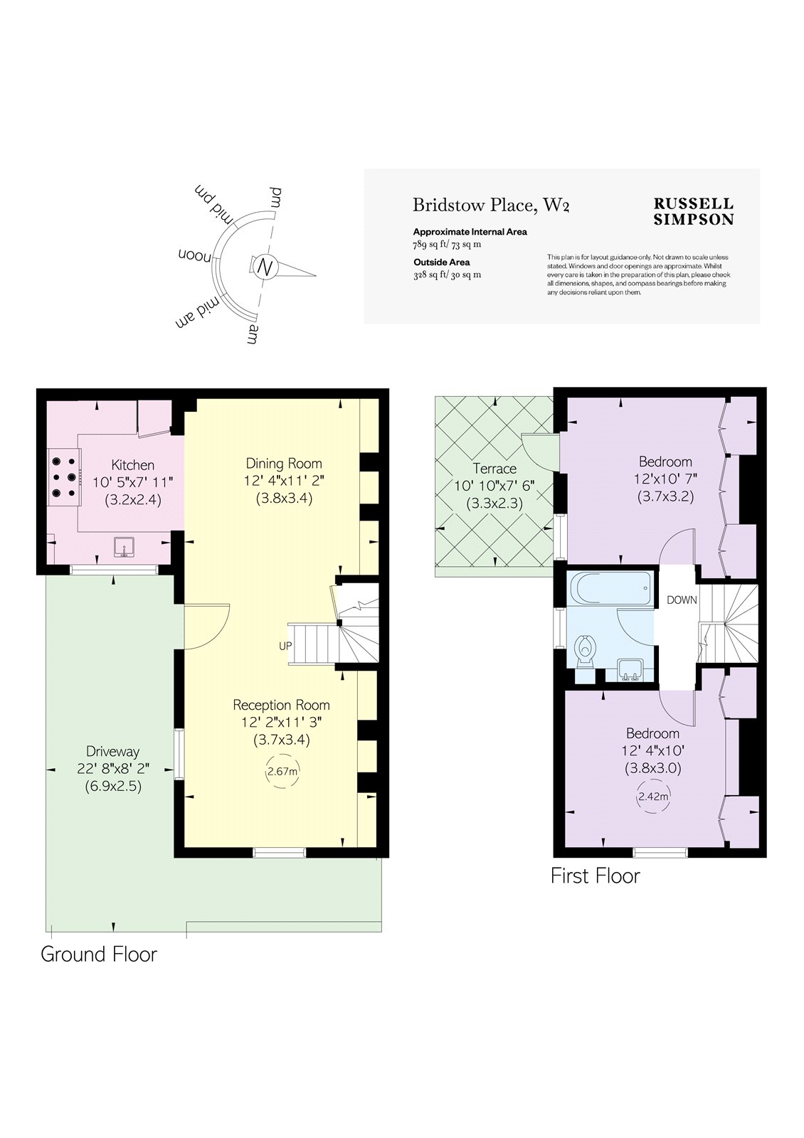 11, Bridstow Place, London floorplan