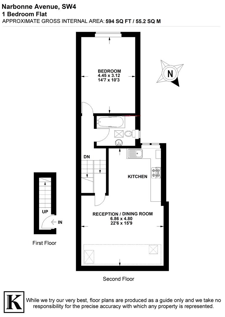 94c, Narbonne Avenue, London floorplan