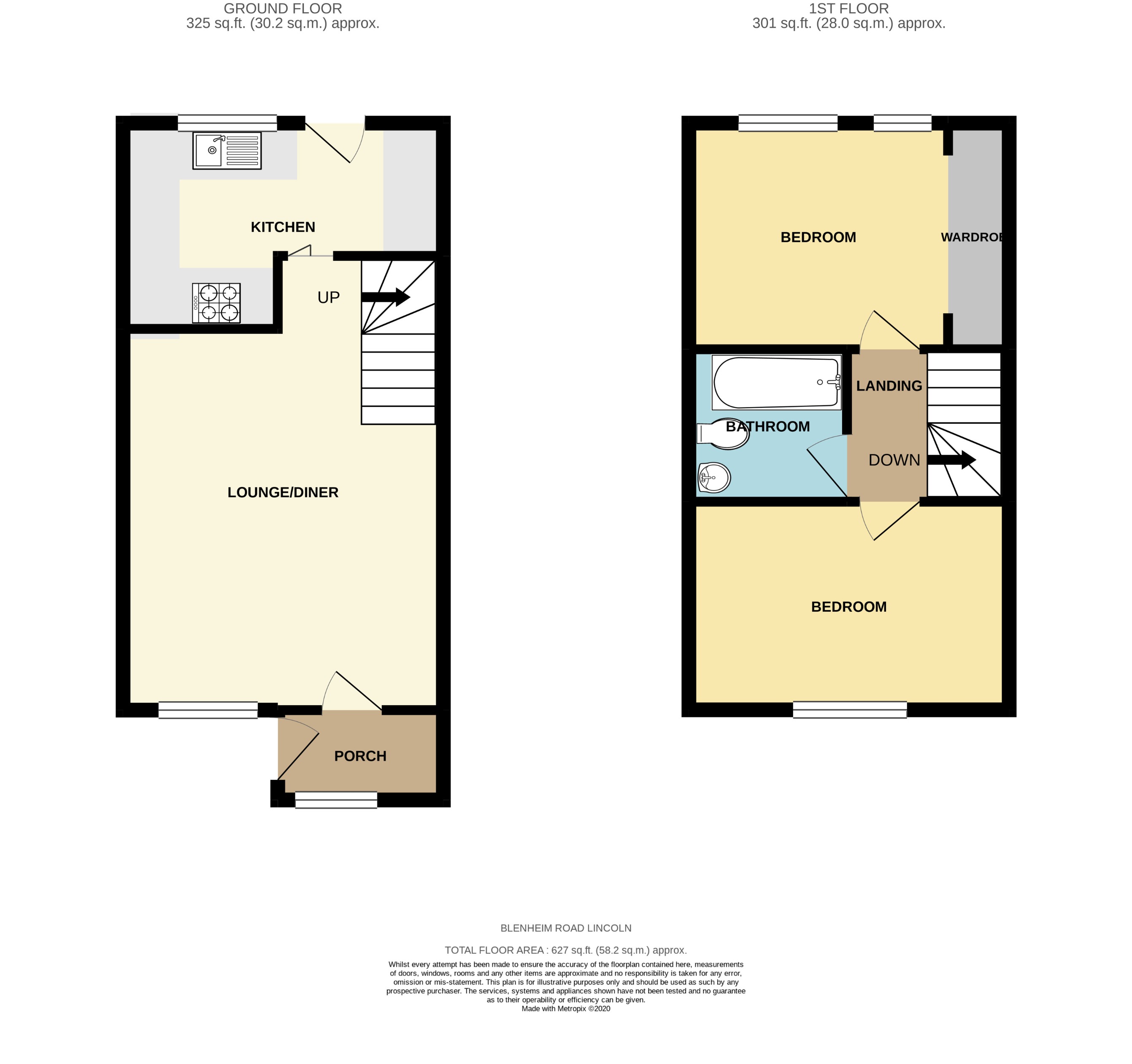 21, Blenheim Road, Lincoln floorplan