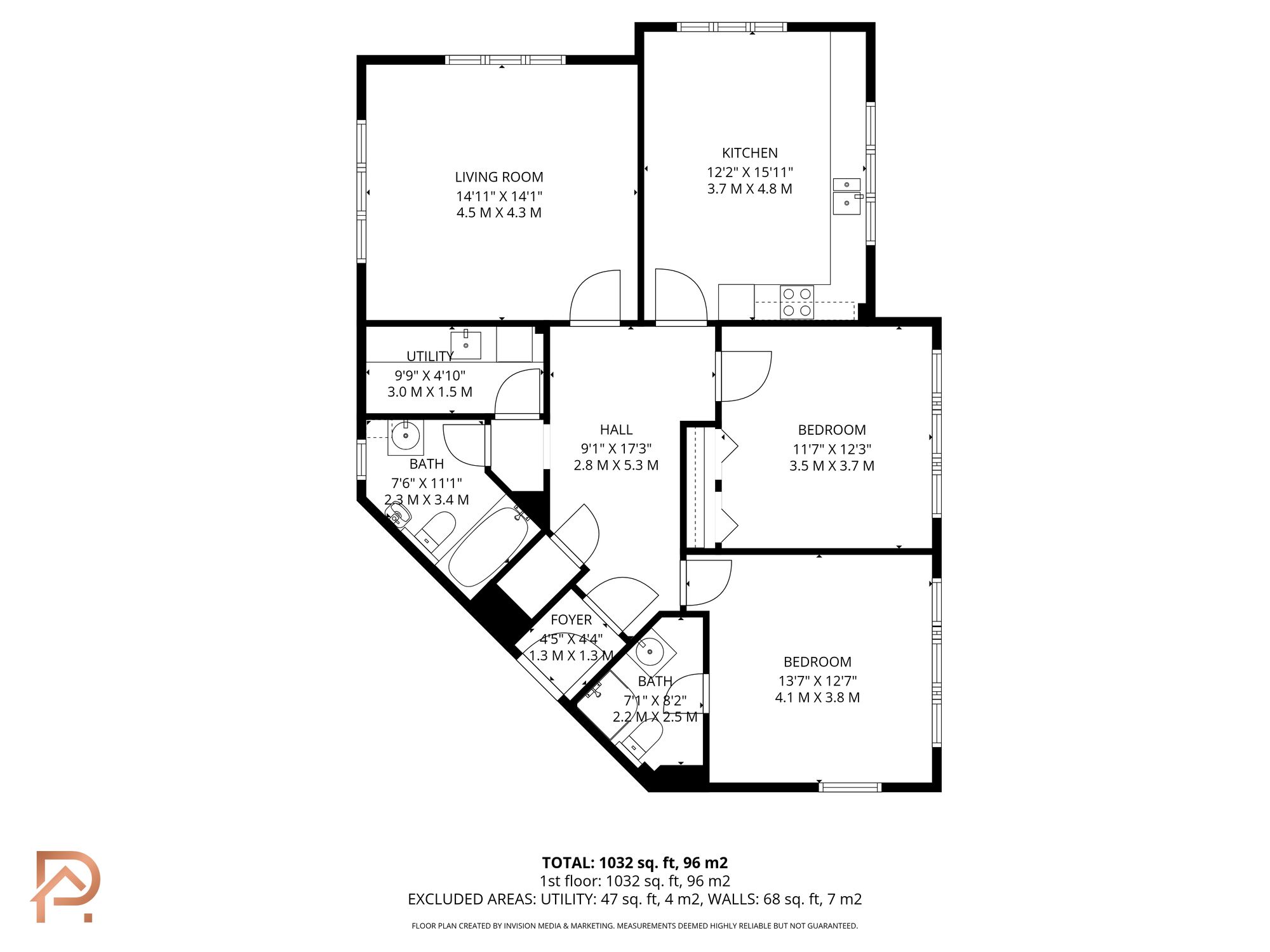 4 St Georges Apts St. Georges Crescent, Port Erin, Isle Of Man floorplan