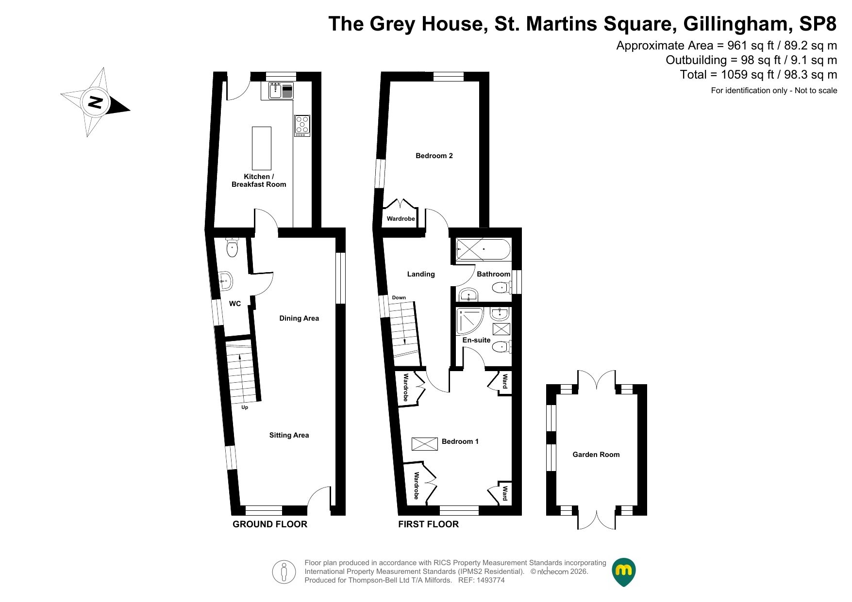 The Grey House, Gillingham floorplan