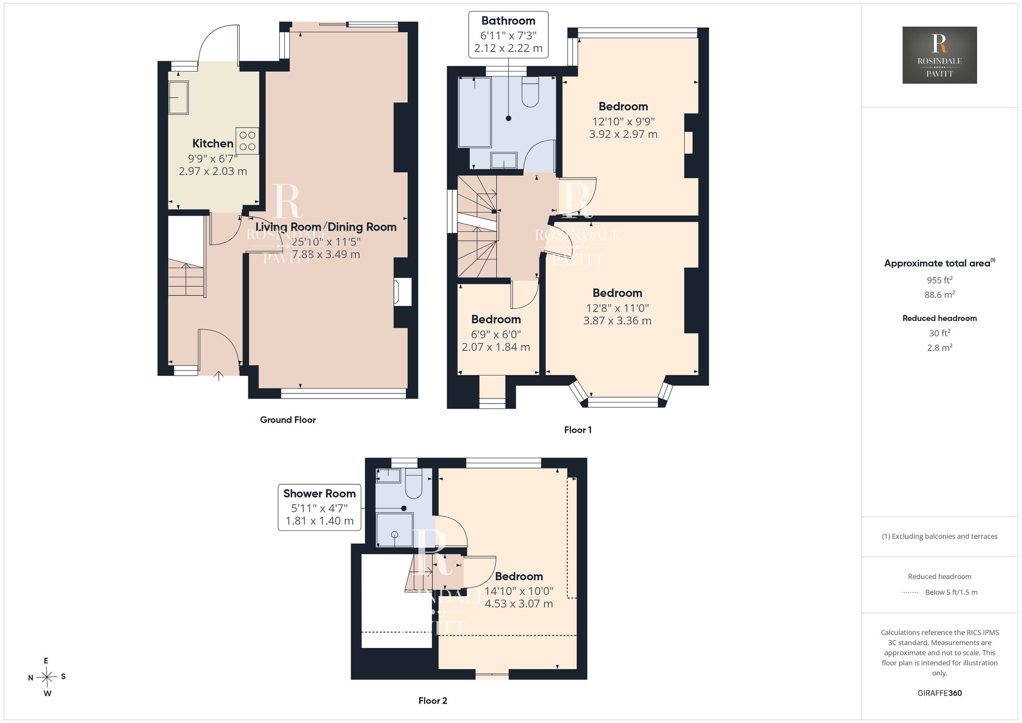 17 Meadow Walk, Wallington floorplan