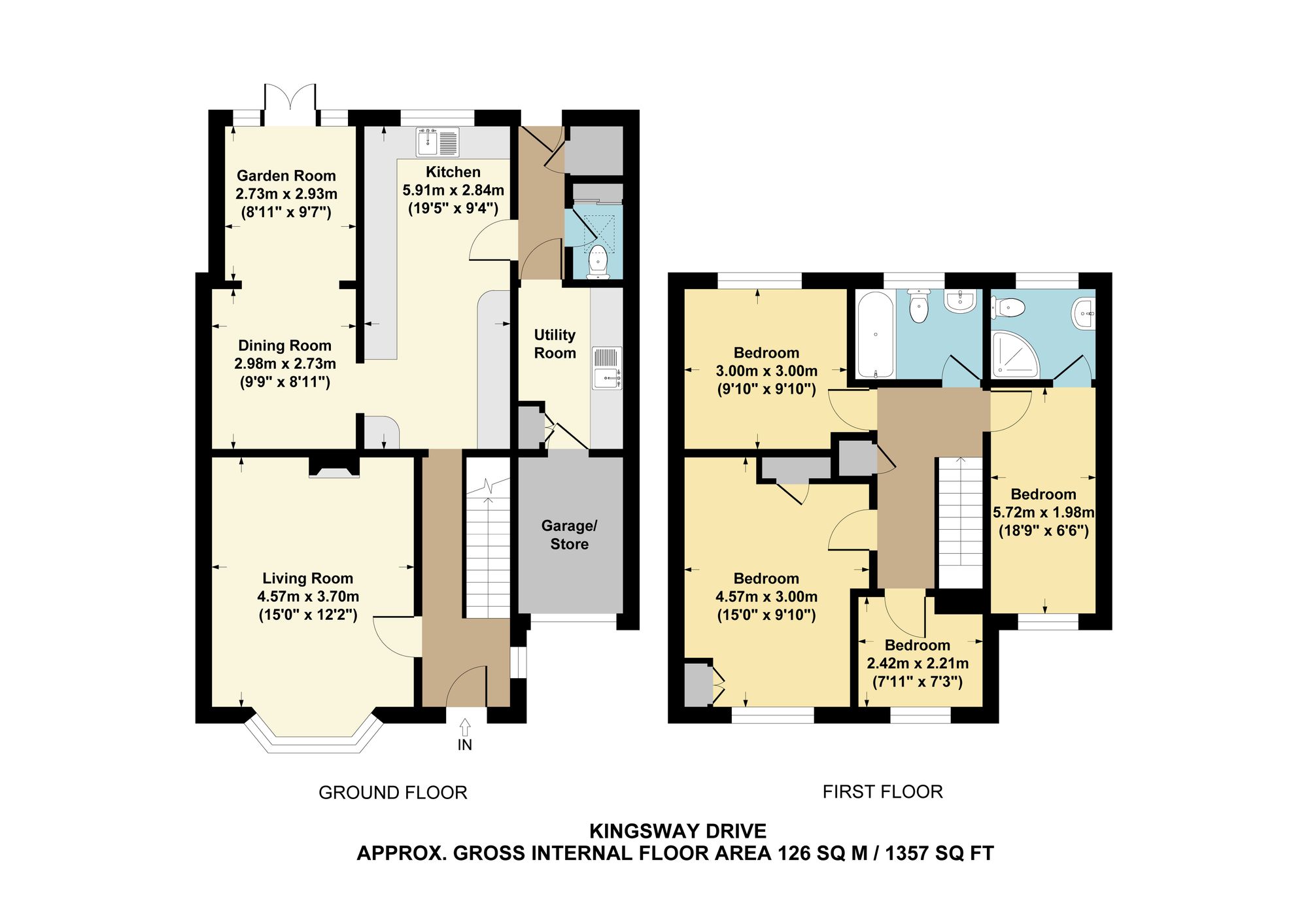 10 Kingsway Drive, Kidlington floorplan