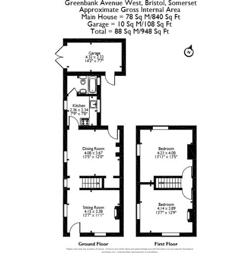 35, Greenbank Avenue West, Bristol floorplan