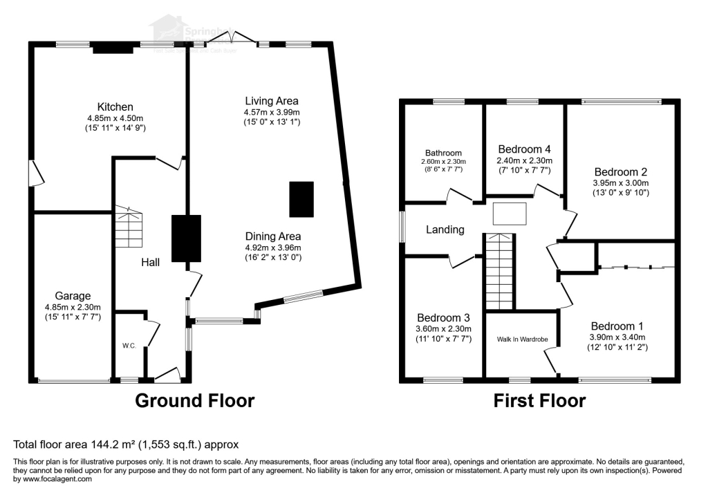 18, Abbey Road, Enderby floorplan