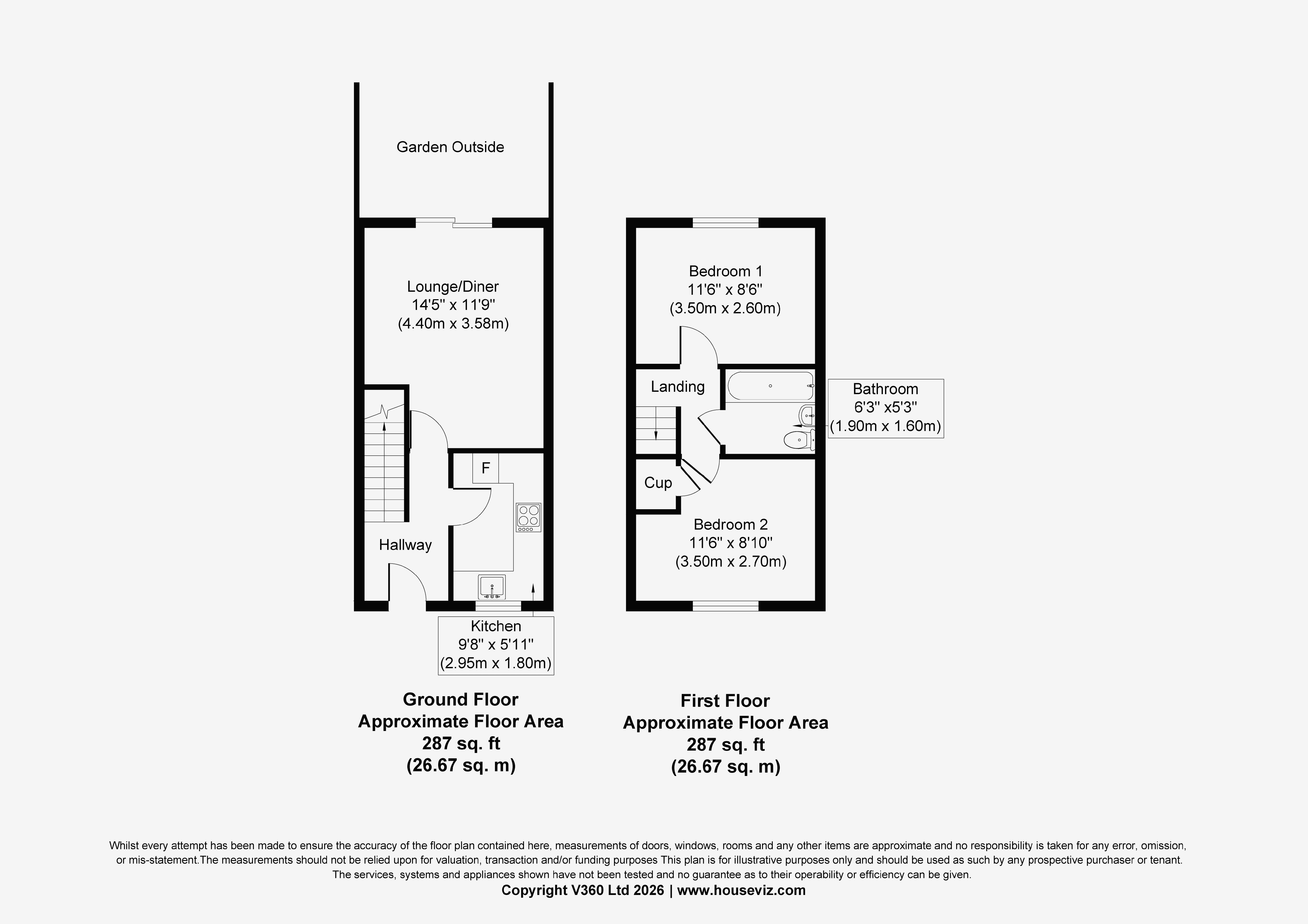 54, Limoges Court, Northampton floorplan