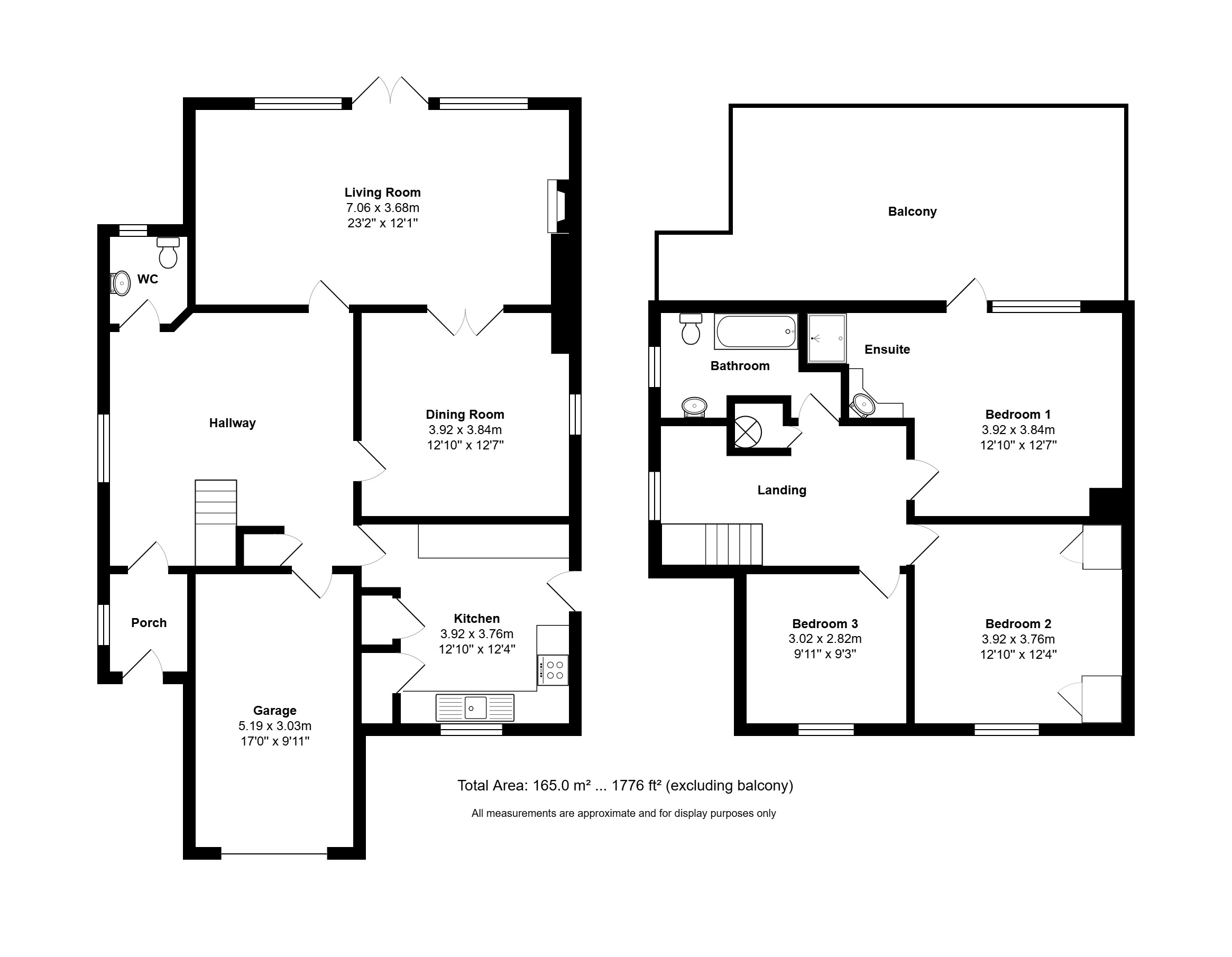 4, East Court, Drayton floorplan