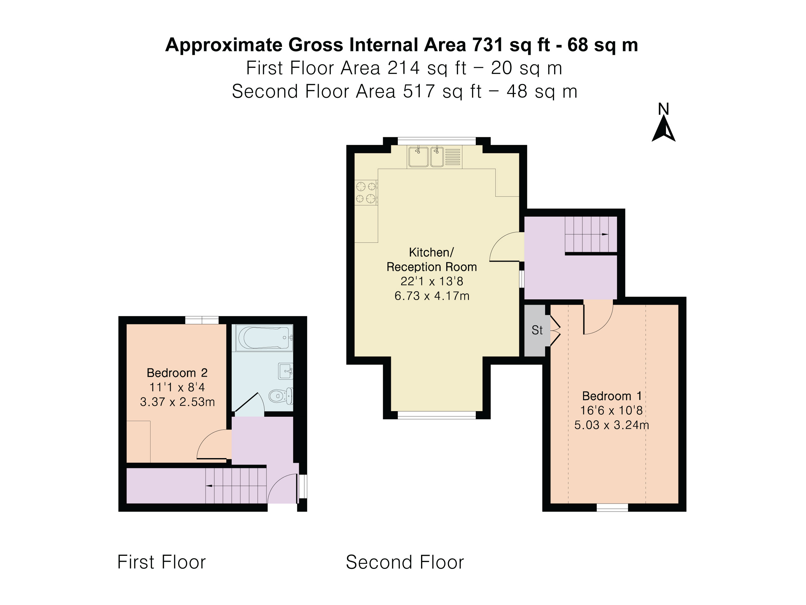 Flat 5, 33, Hammelton Road, Bromley floorplan