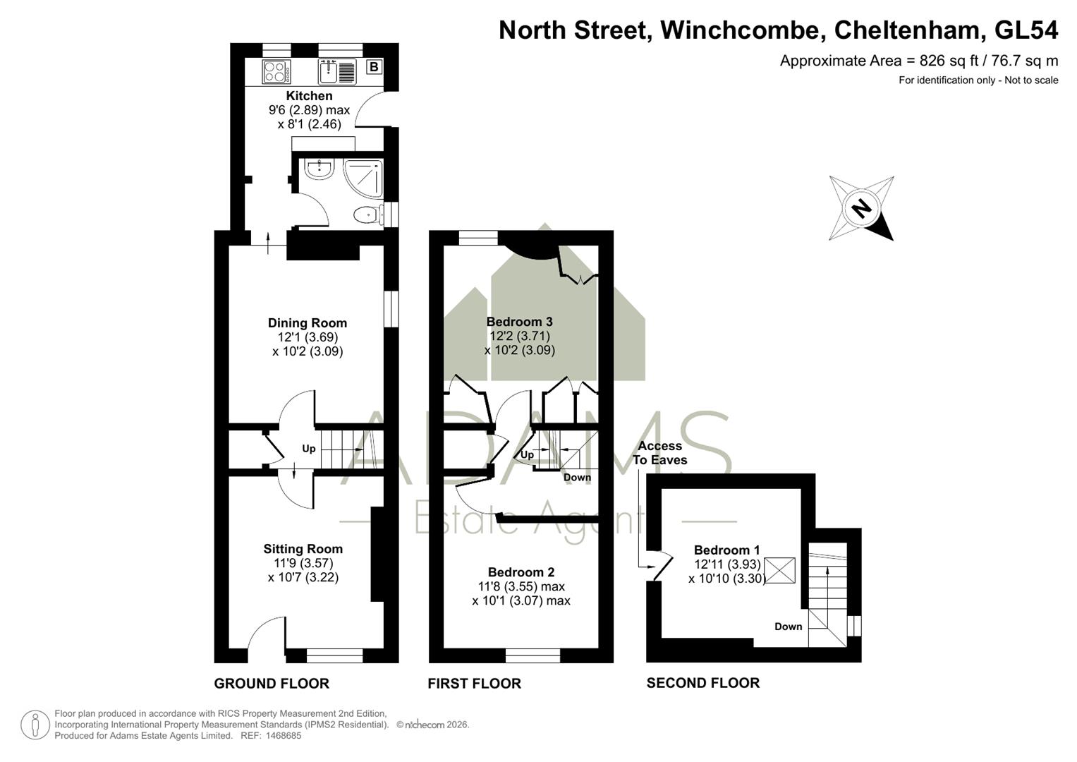 52, North Street, Cheltenham floorplan