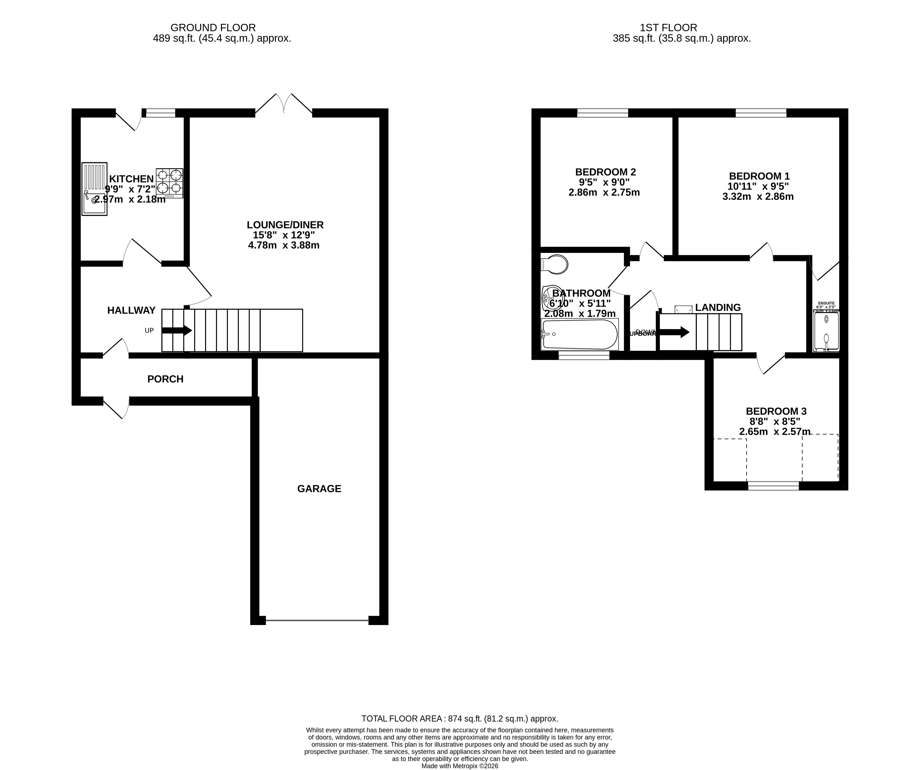 43, Arkle Court, Alnwick floorplan