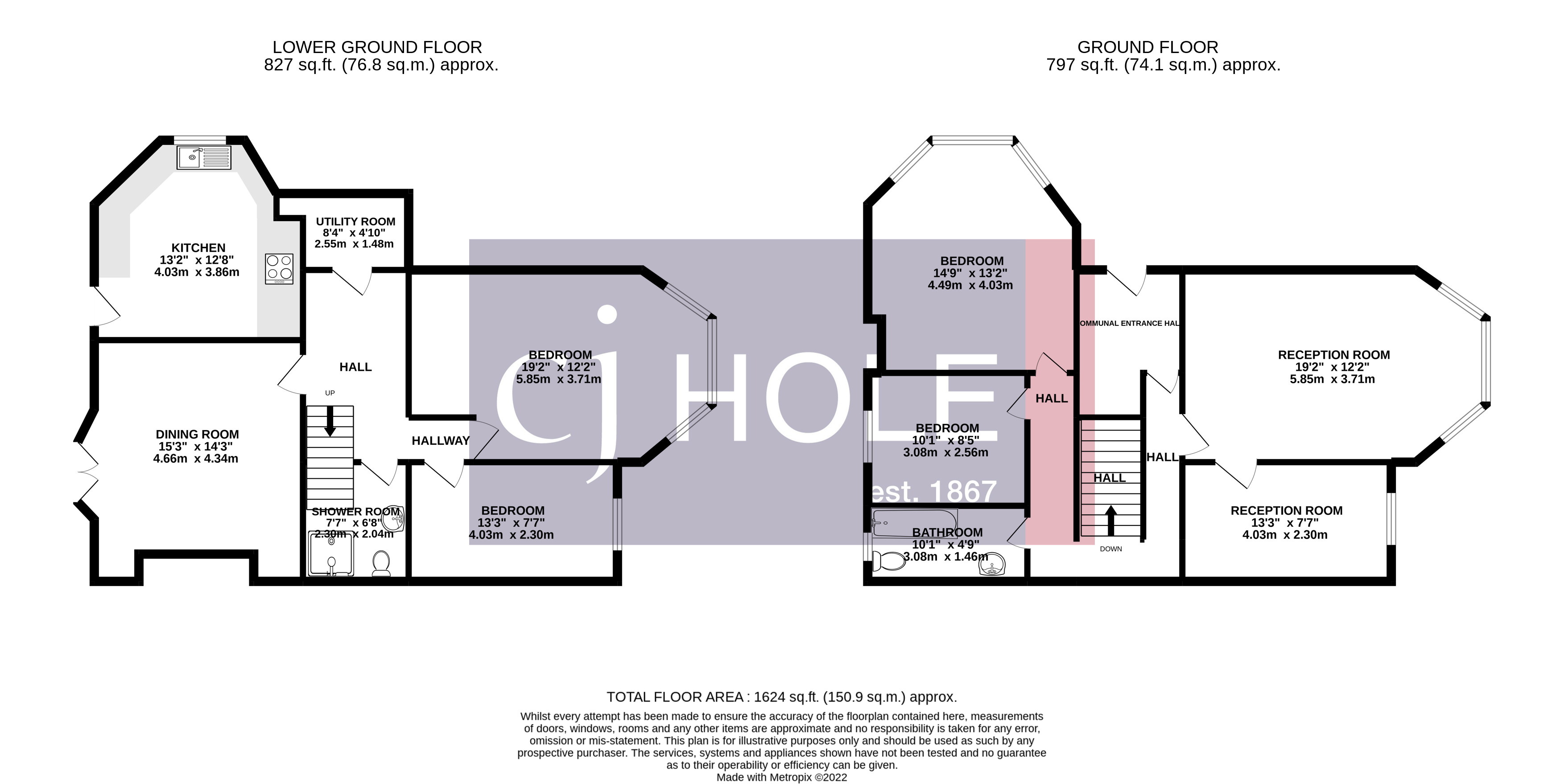 Ground Floor Maisonette, 9, Meridian Road, Bristol floorplan