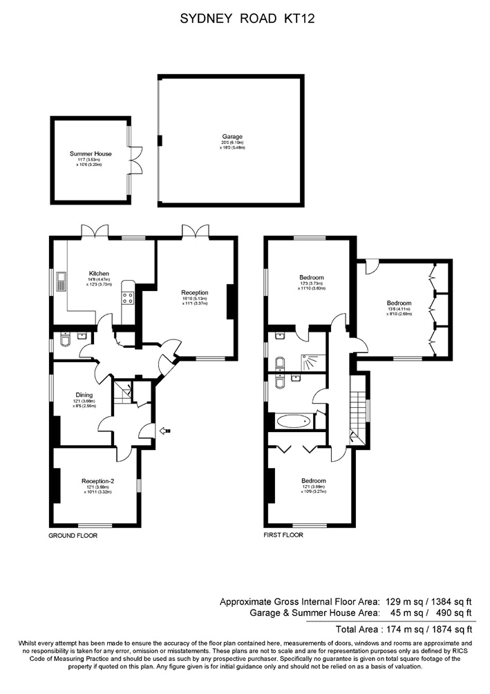 3 Bedrooms Detached house for sale in Cottimore Lodge, 119 Sidney Road, Walton-On-Thames, Surrey KT12