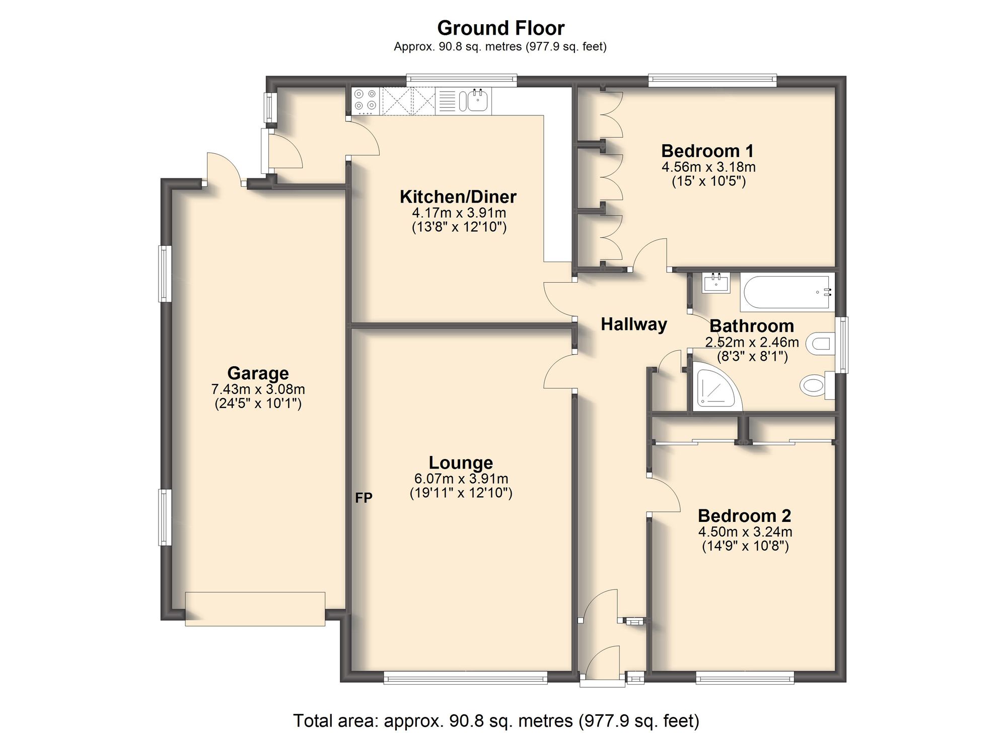Wood Close, Wingerworth S42, 2 bedroom bungalow for sale 62589340