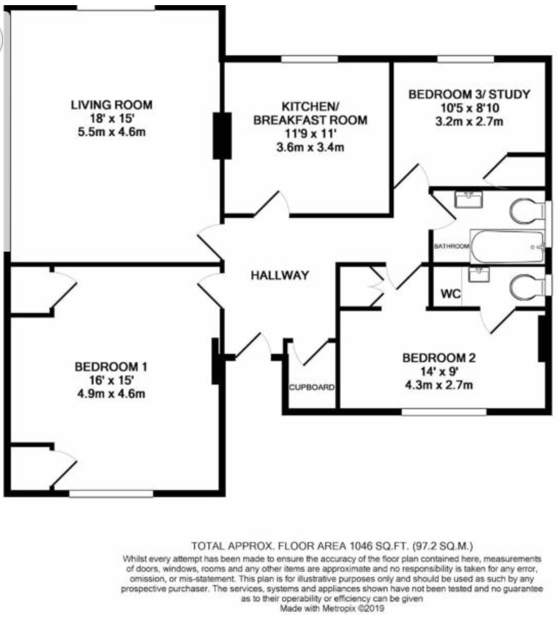 3 Bedrooms Flat for sale in Camberley, Surrey GU15