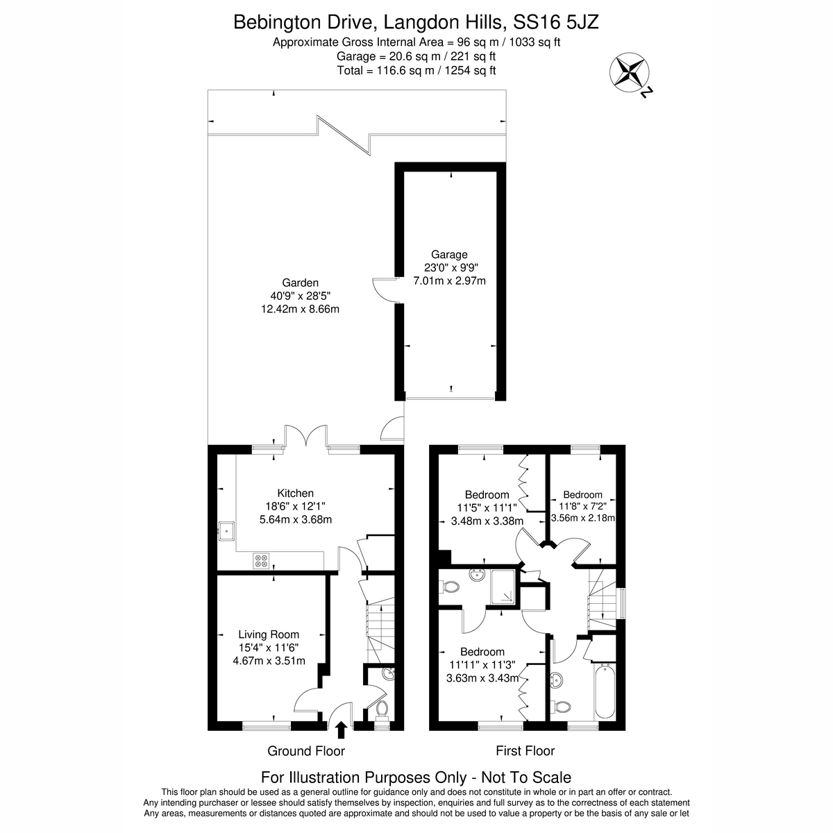 31, Bebington Drive, Basildon floorplan