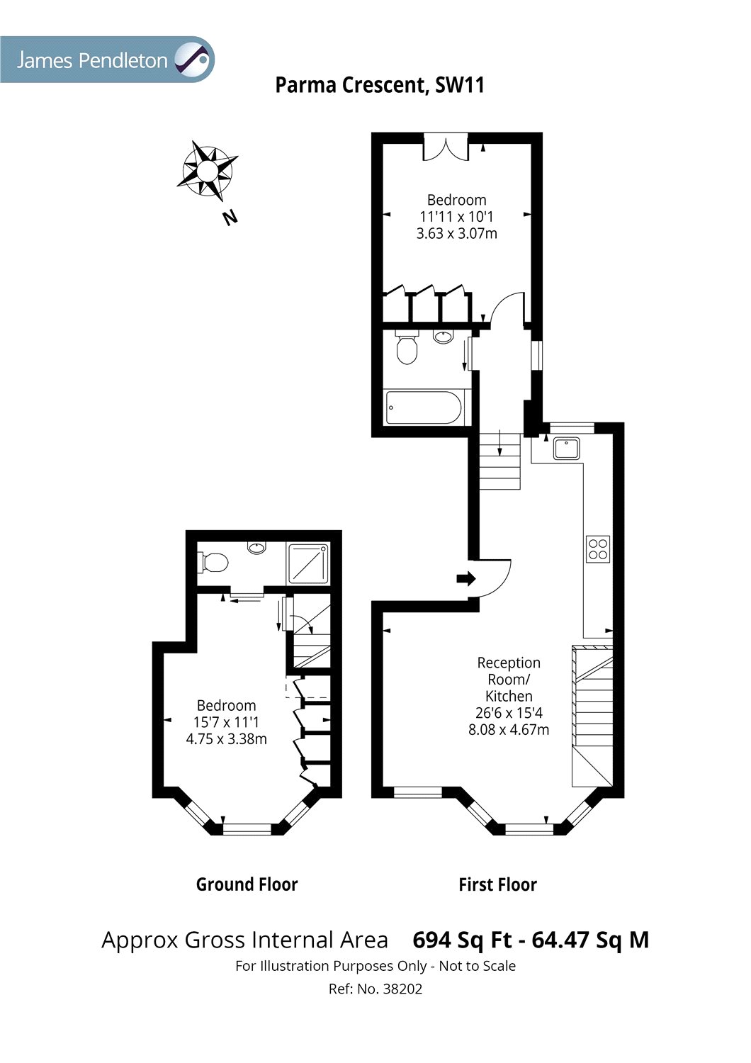 2 Bedrooms Flat to rent in Parma Crescent, Battersea, London SW11