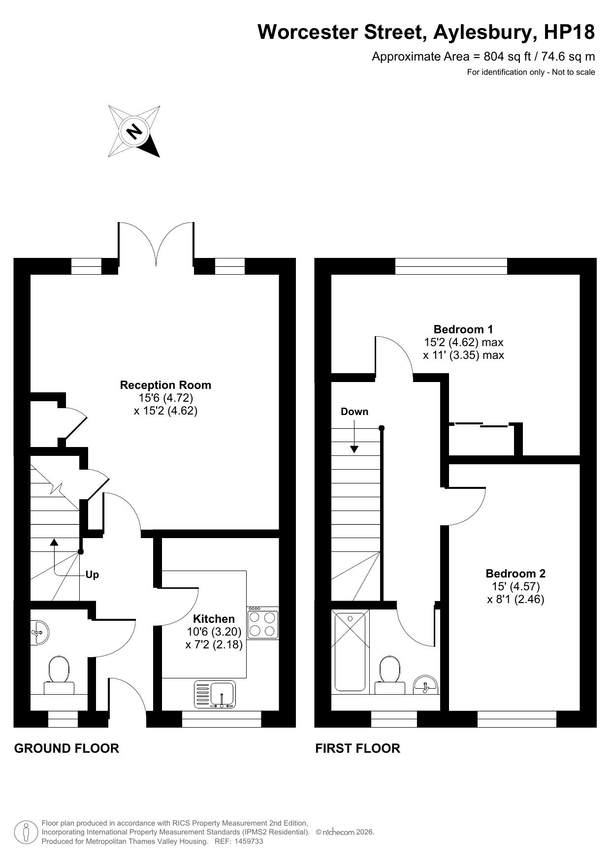Worcester Street, Aylesbury floorplan