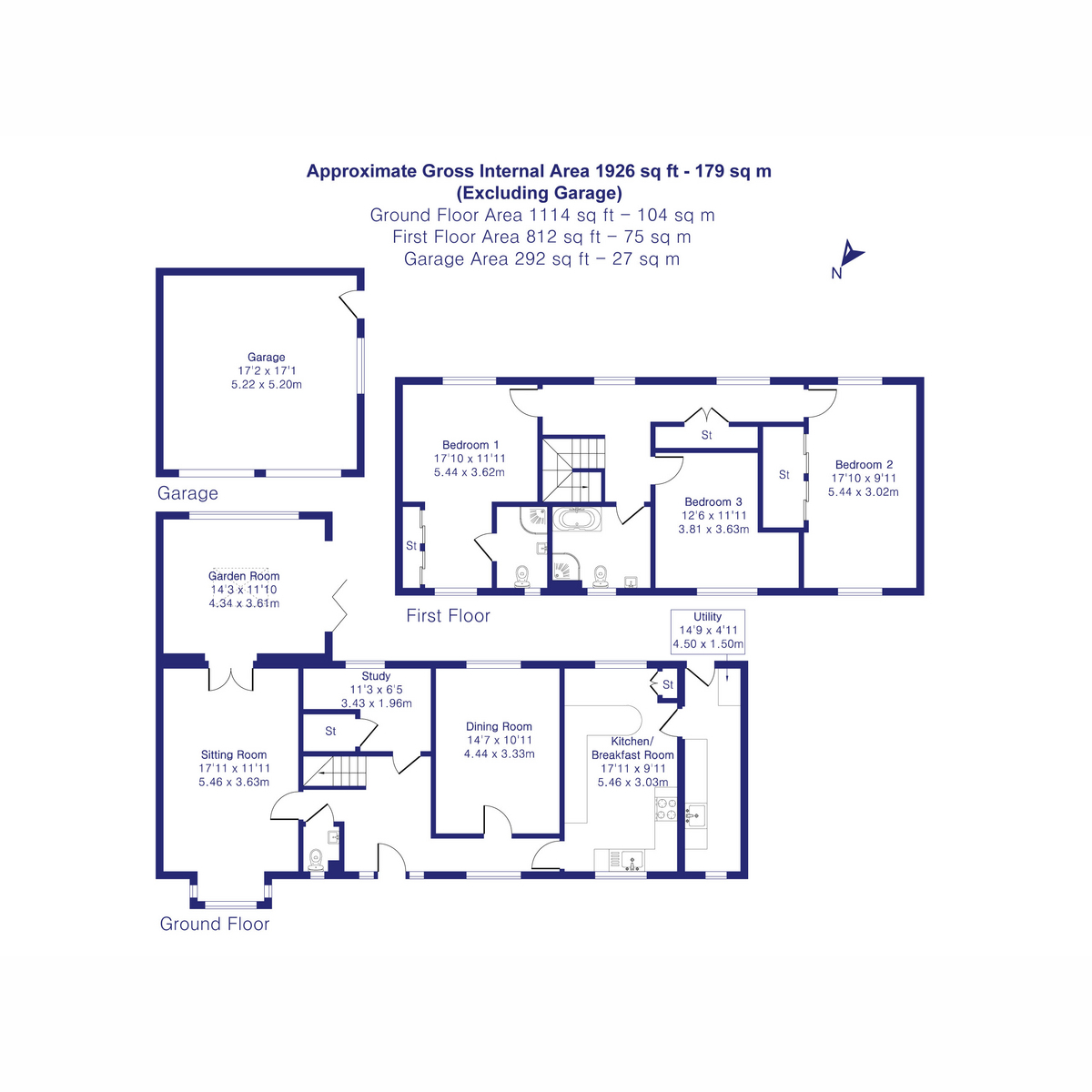 Pondside, North Street, Fritwell floorplan