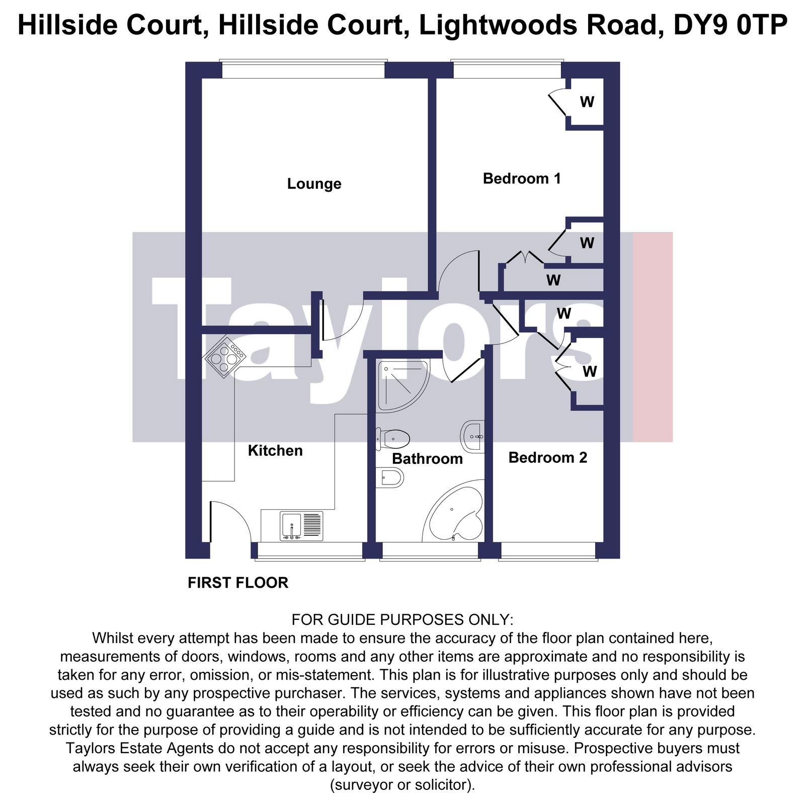 Hillside Court,Flat 7, Lightwoods Road, Stourbridge floorplan