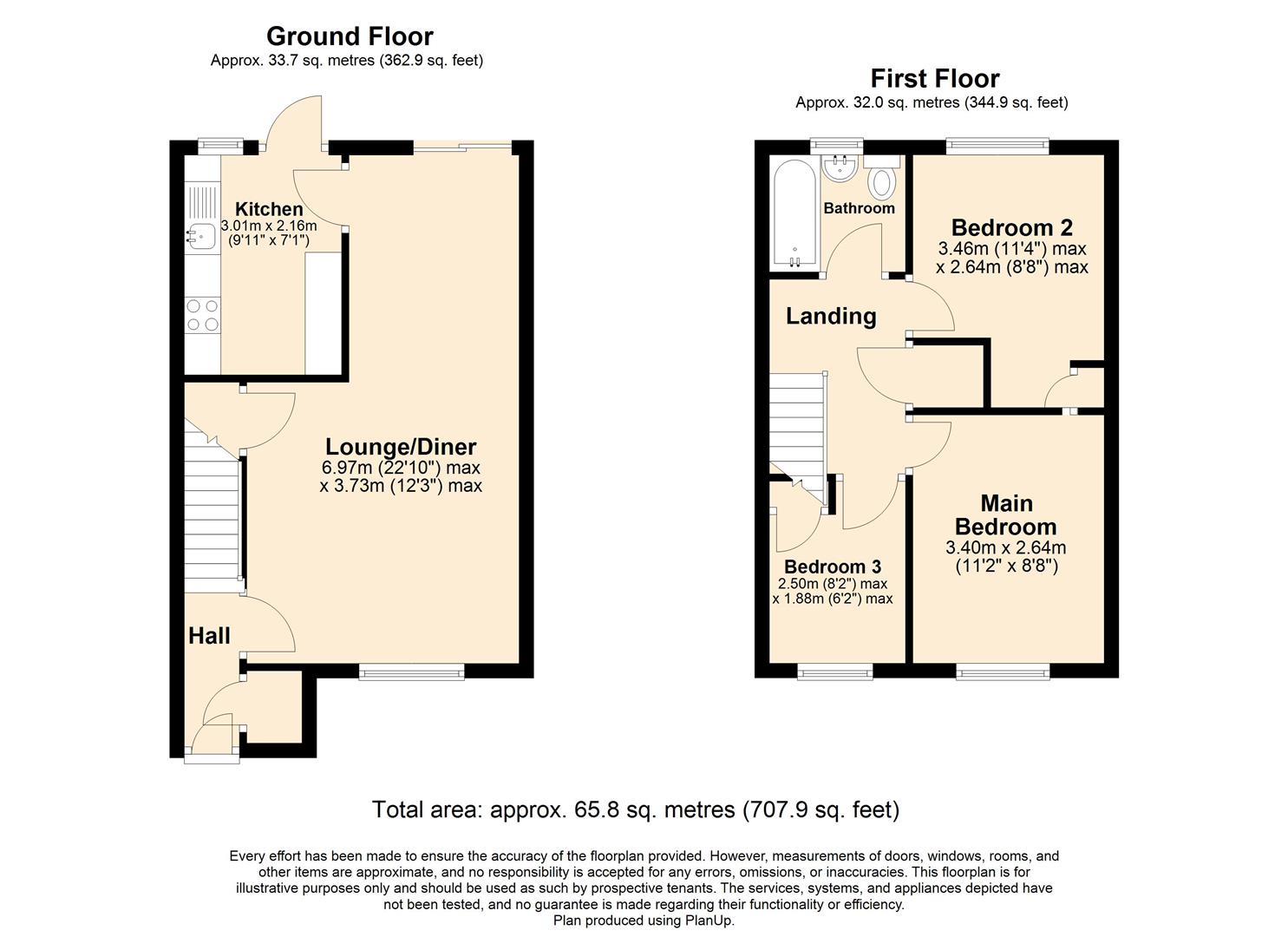 2, Rosecroft, Attleborough floorplan