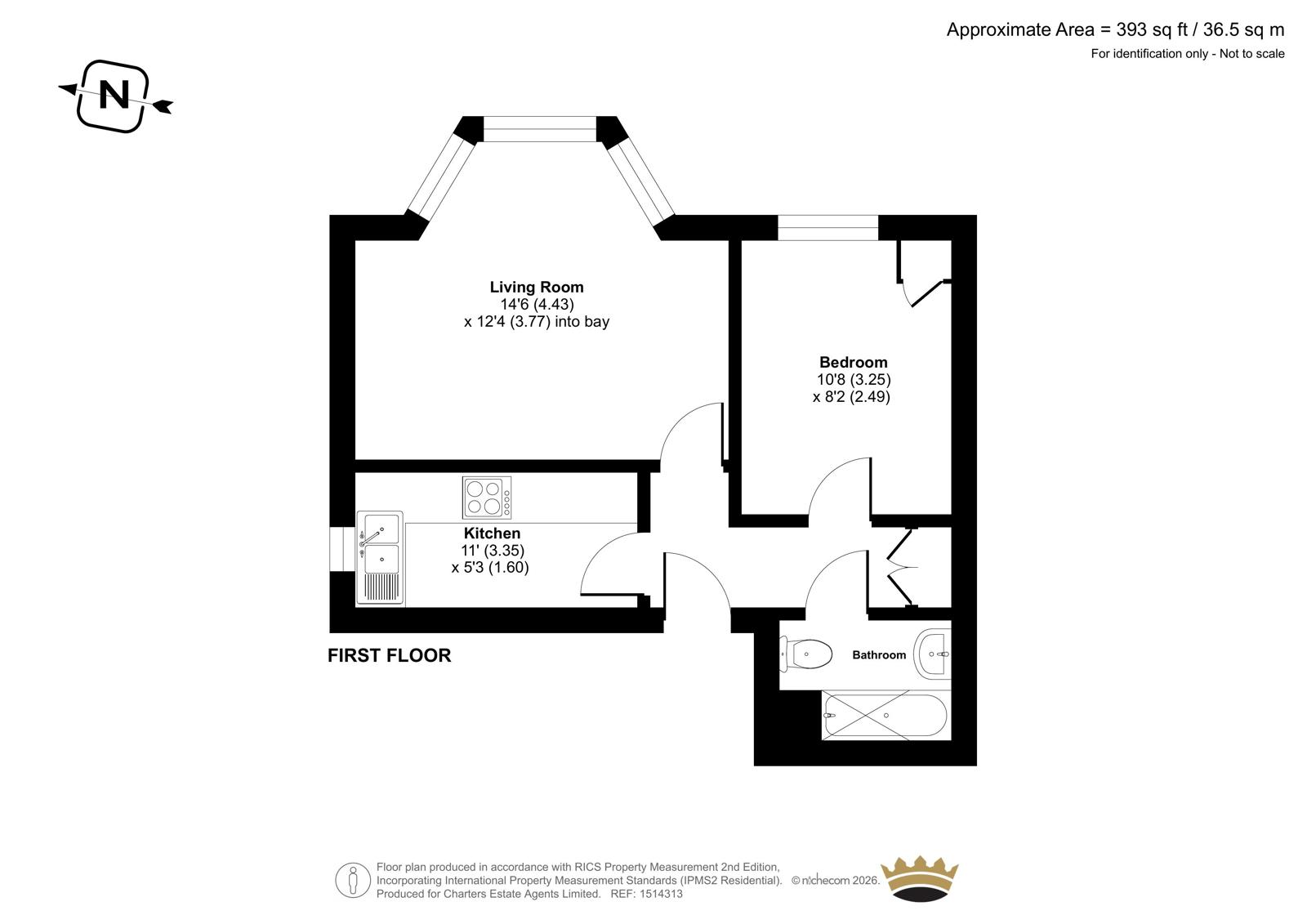 Flat 5, 12, Wilbury Road, East Sussex floorplan