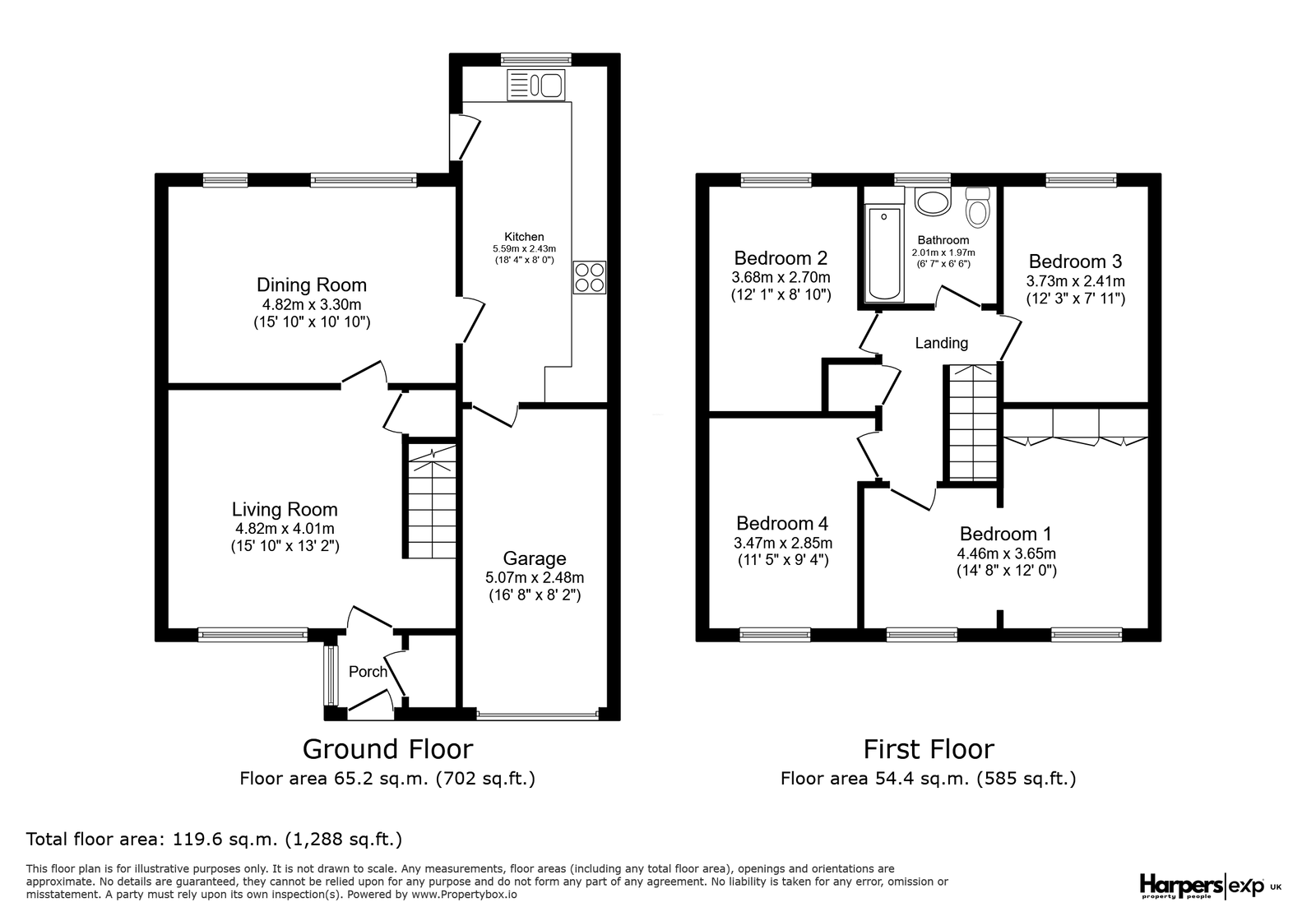 22, The Wynding, Bedlington floorplan