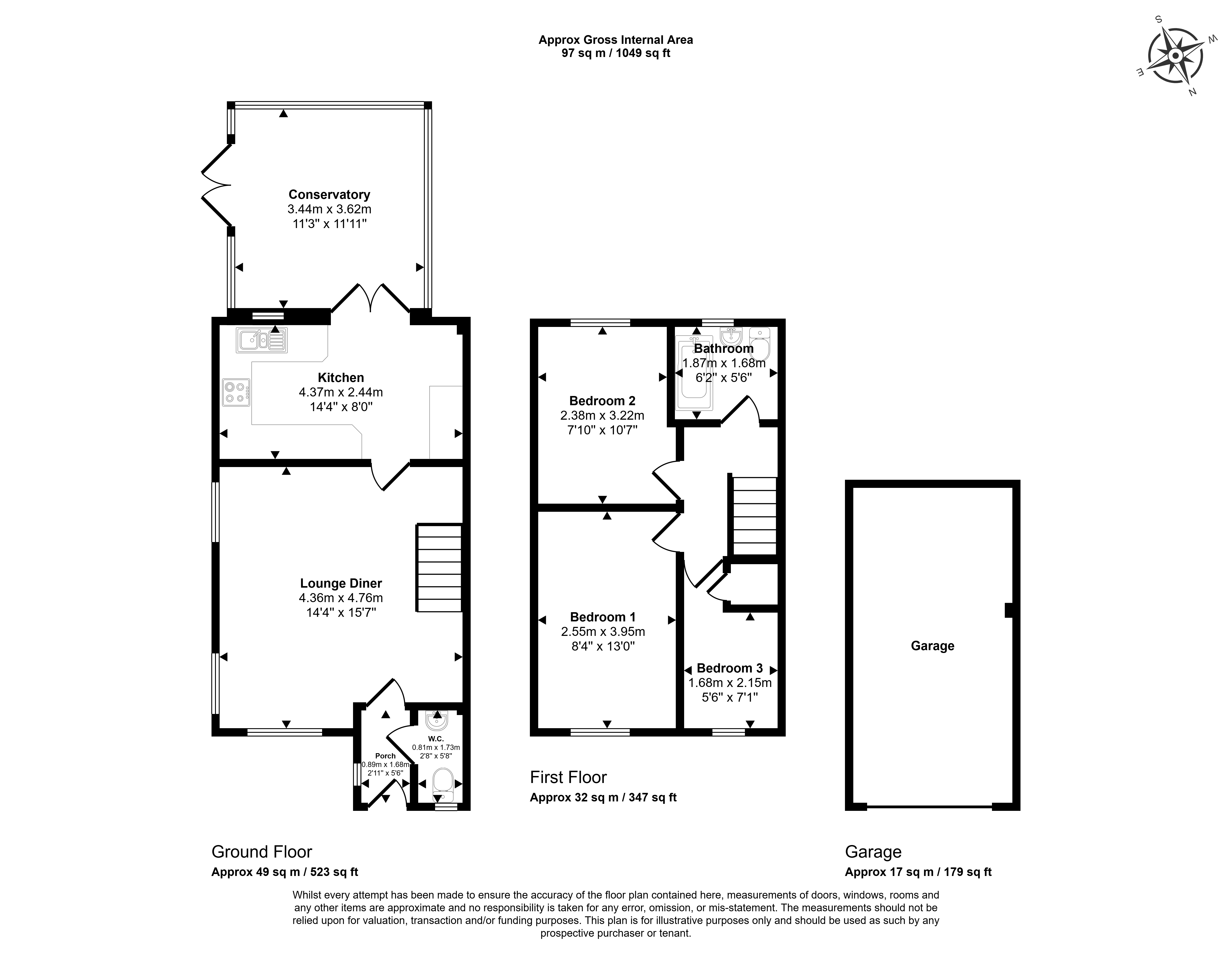 84, Trajan Gate, Stevenage floorplan