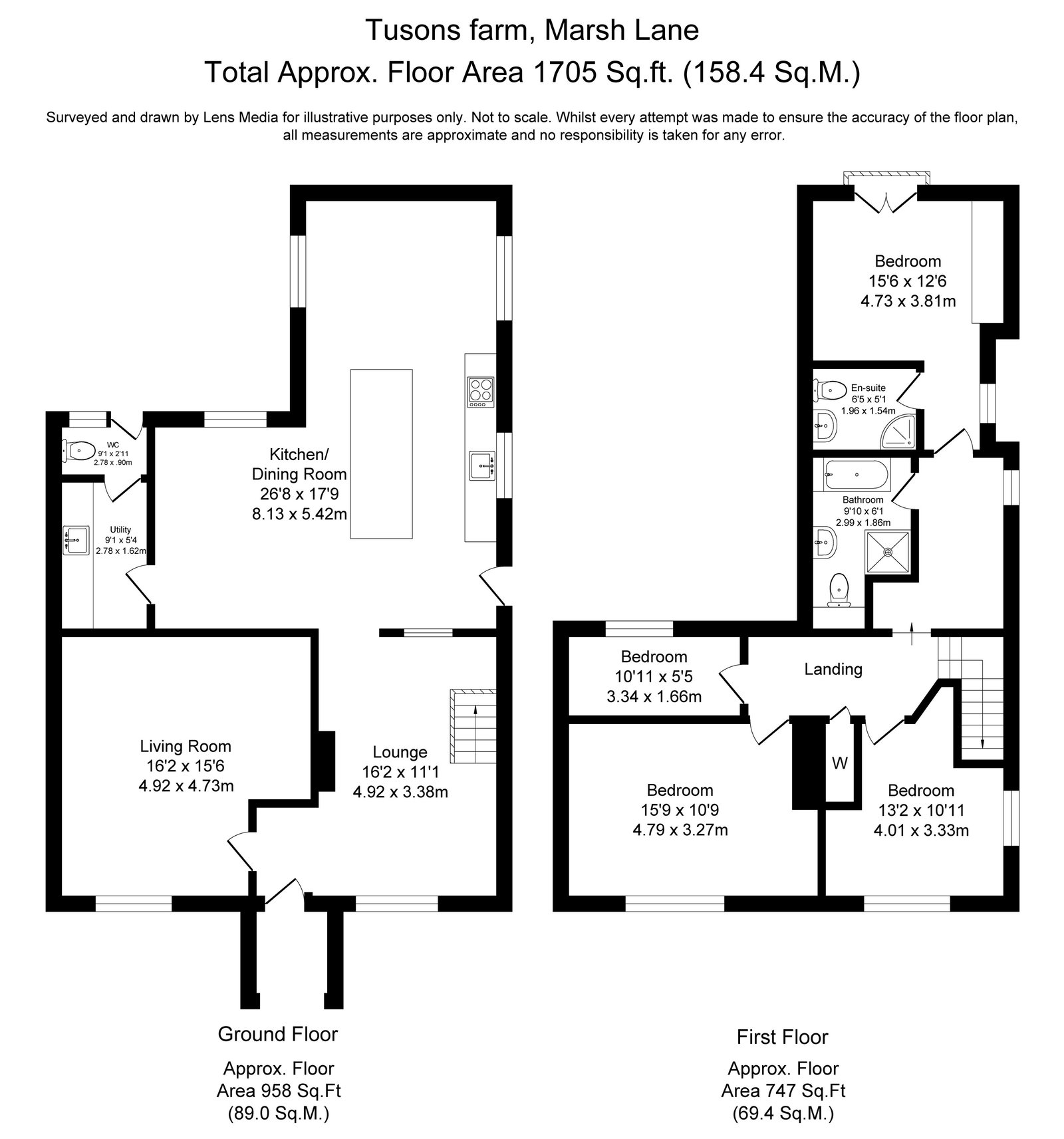 Tuson's Farm,86, Marsh Lane, Preston floorplan