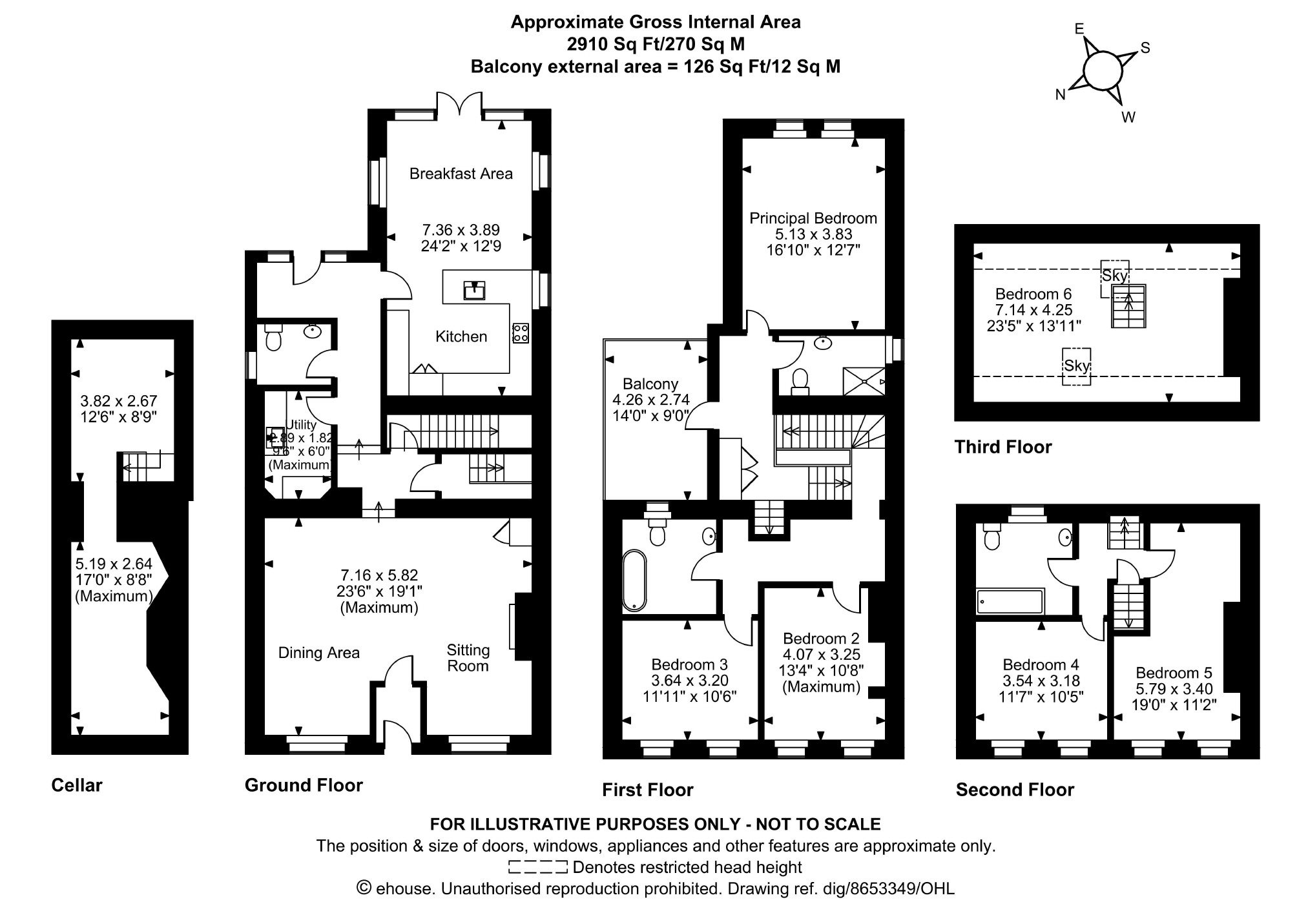12, Bridge Street, Chepstow floorplan