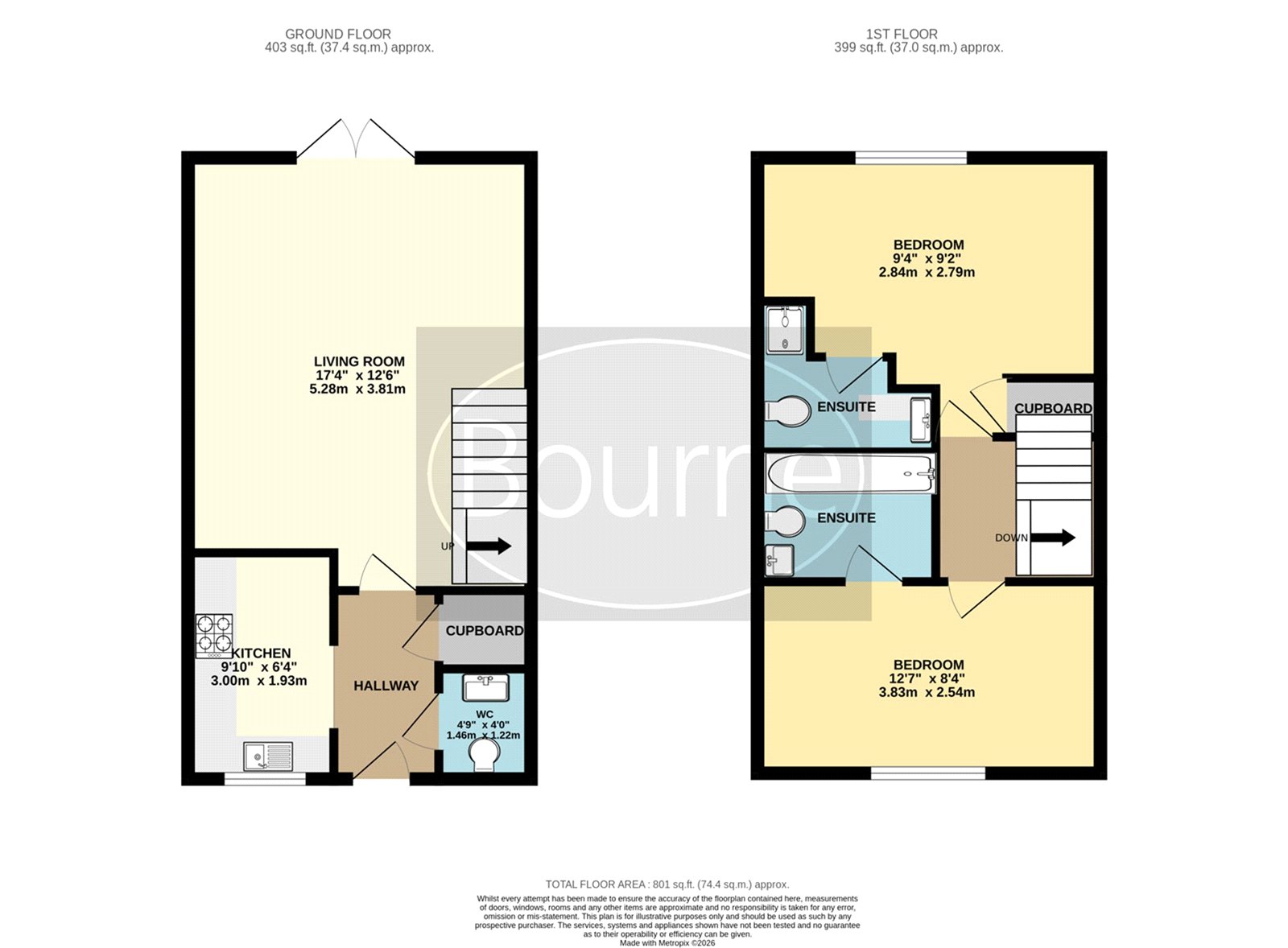12, Wyvern Close, Aldershot floorplan